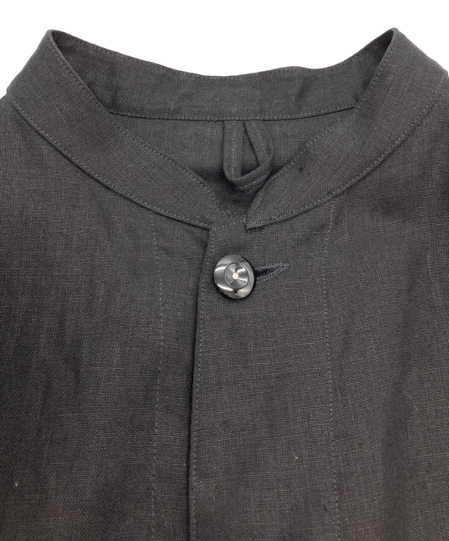 SCYE サイ カジュアルジャケット メンズ 【古着】【中古】 中古・古着通販】SCYE (サイ) リネンワークジャケット ブラック サイズ