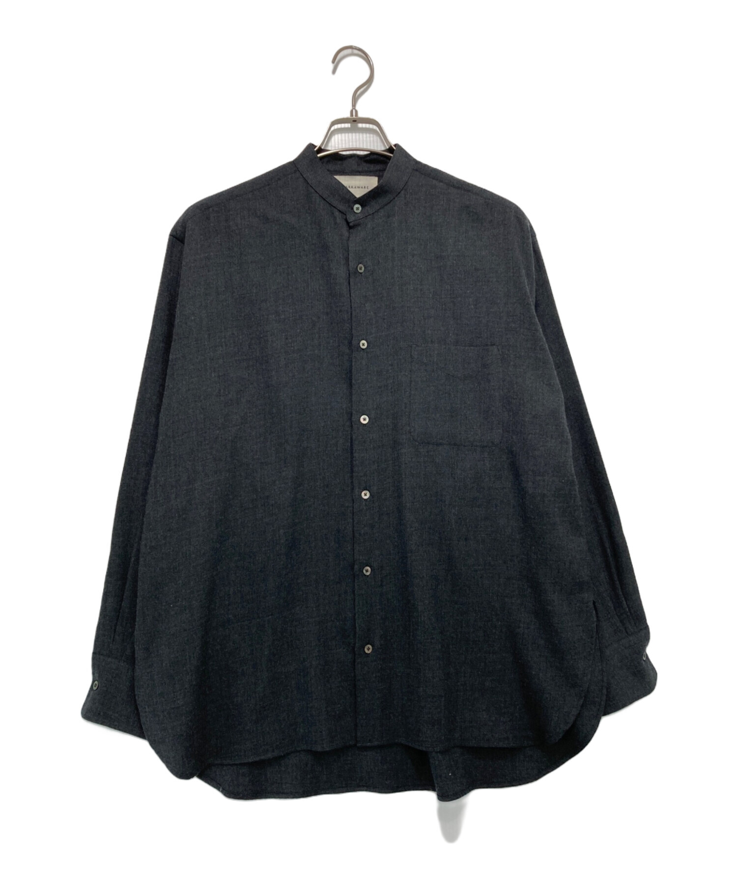トップス MARKAWARE COMFORT FIT BANDCOLLAR SHIRT MARKAWARE】COMFORT FIT BANDCOLLAR SHIRT
