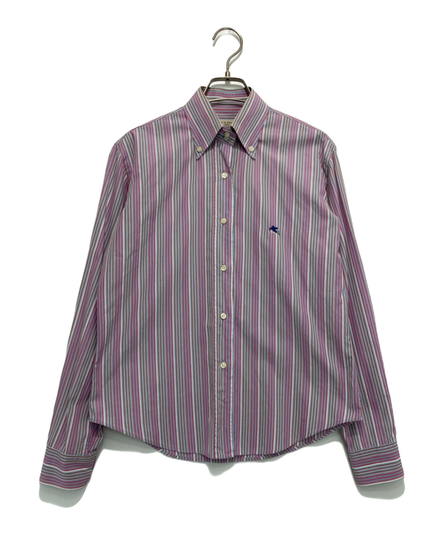 中古・古着通販】ETRO (エトロ) ボタンダウンシャツ レッド サイズ:42