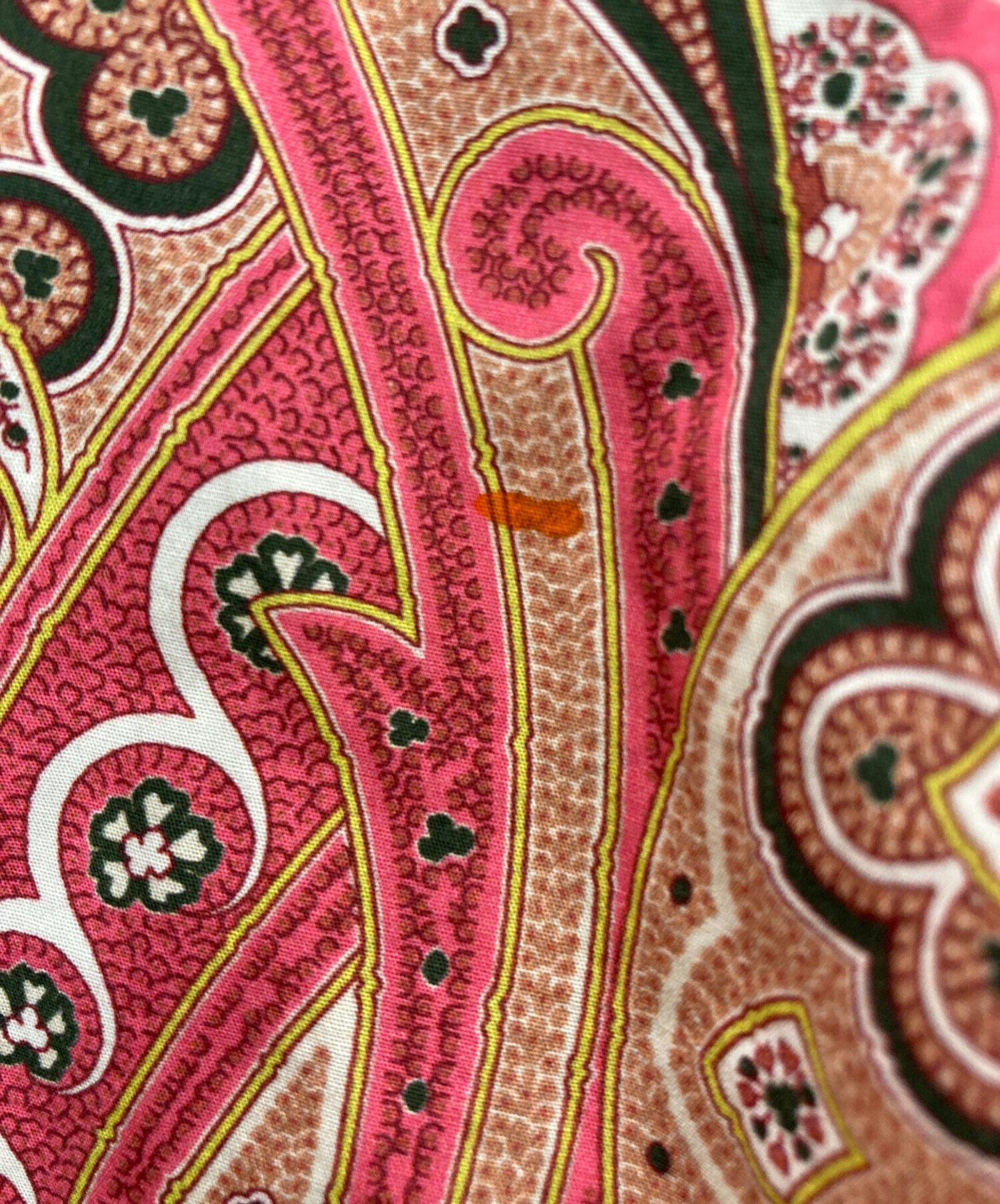 中古・古着通販】ETRO (エトロ) ペイズリー柄シャツ レッド サイズ:44
