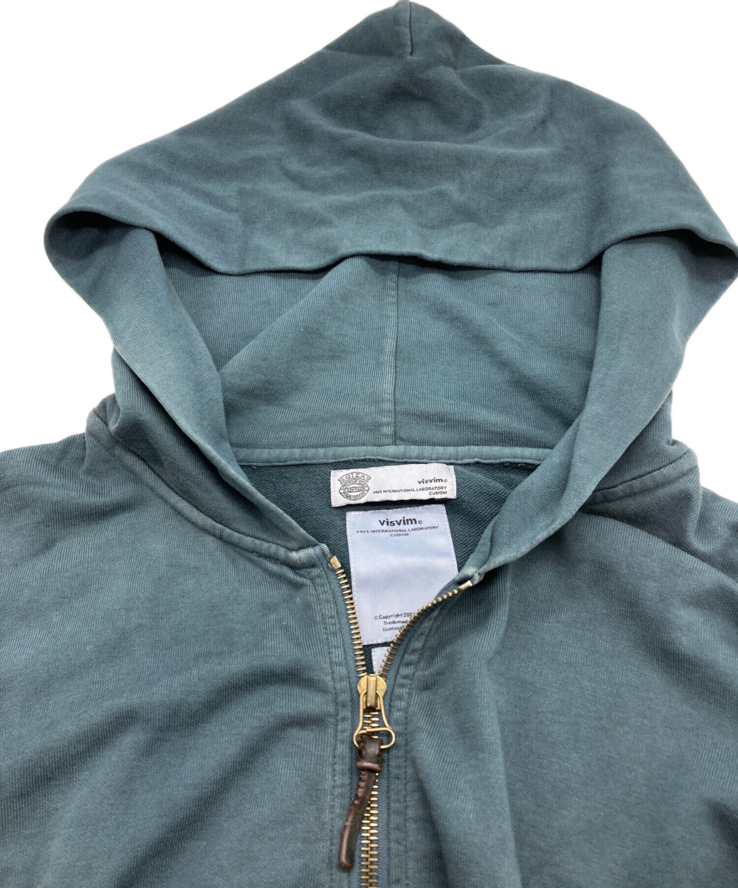 中古・古着通販】VISVIM (ビズビム) ジップパーカー グレー サイズ:L