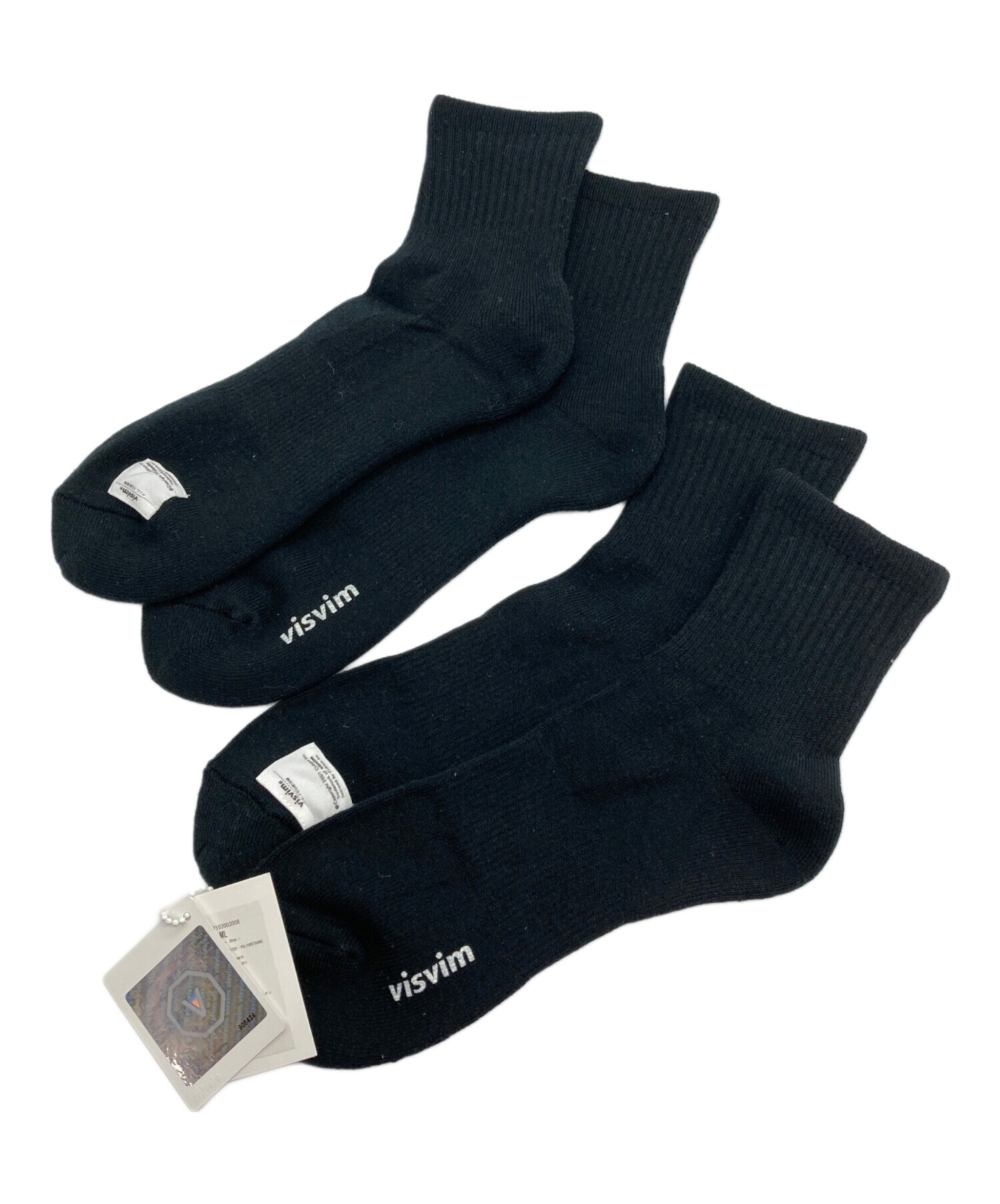 中古・古着通販】VISVIM (ビズビム) ACHILLES SOCKS ブラック サイズ