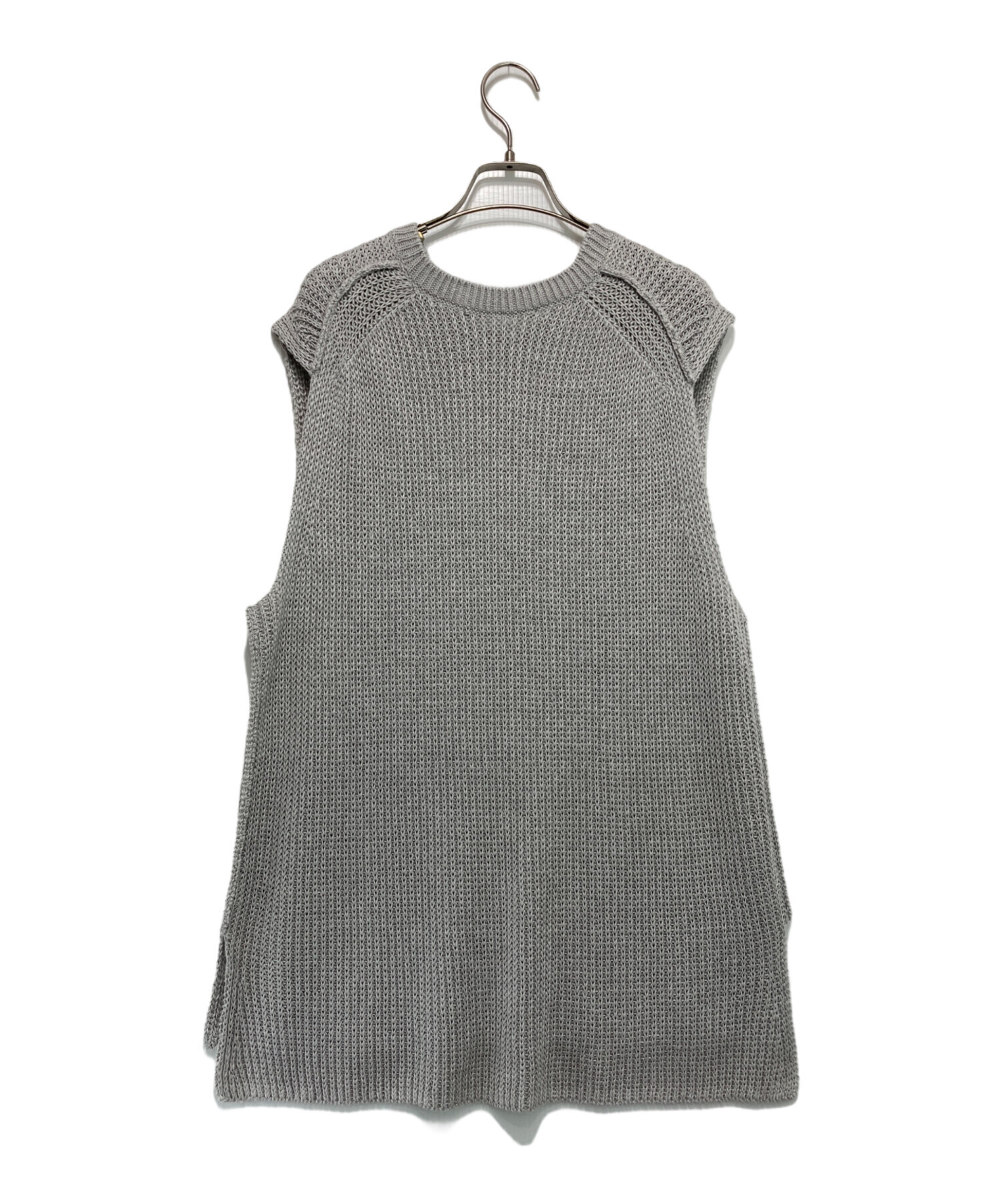 2025ss AP STUDIO ムースノースリーブニット ブラウン B ムースノースリーブニット（ニット／セーター）｜AP STUDIO