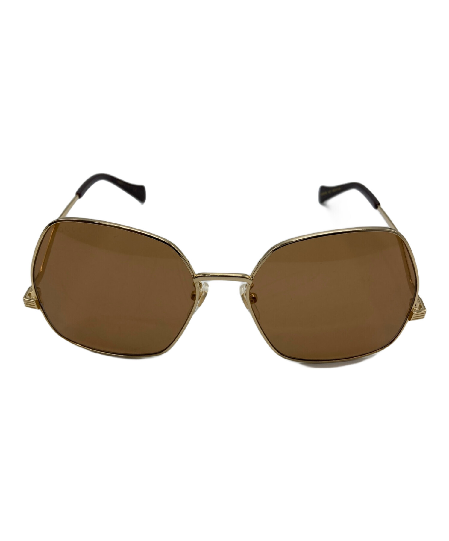 中古・古着通販】GUCCI (グッチ) Sunglasses in Brown Metal サイズ:60