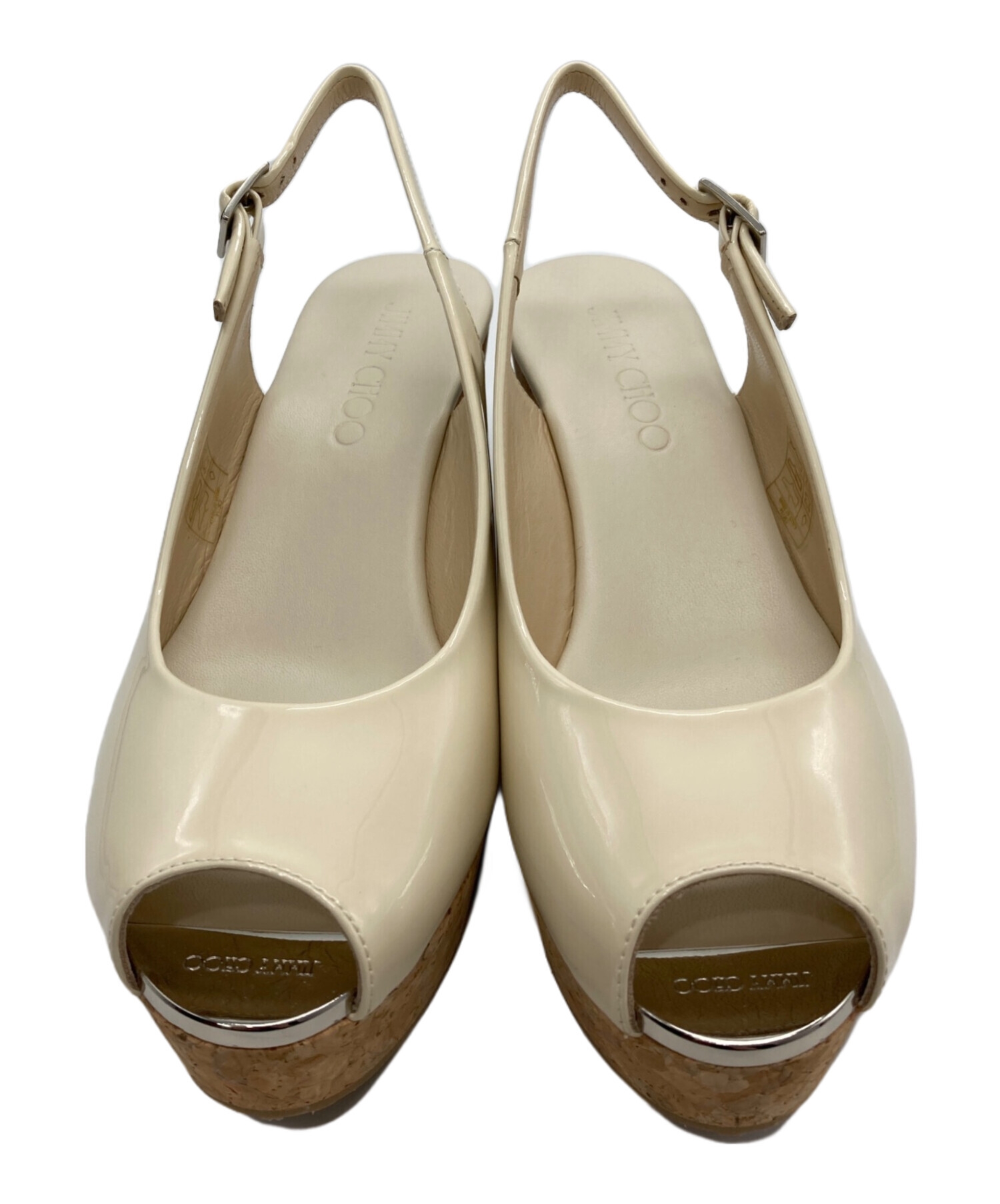 中古・古着通販】JIMMY CHOO (ジミーチュウ) ヒールエナメルパンプス 