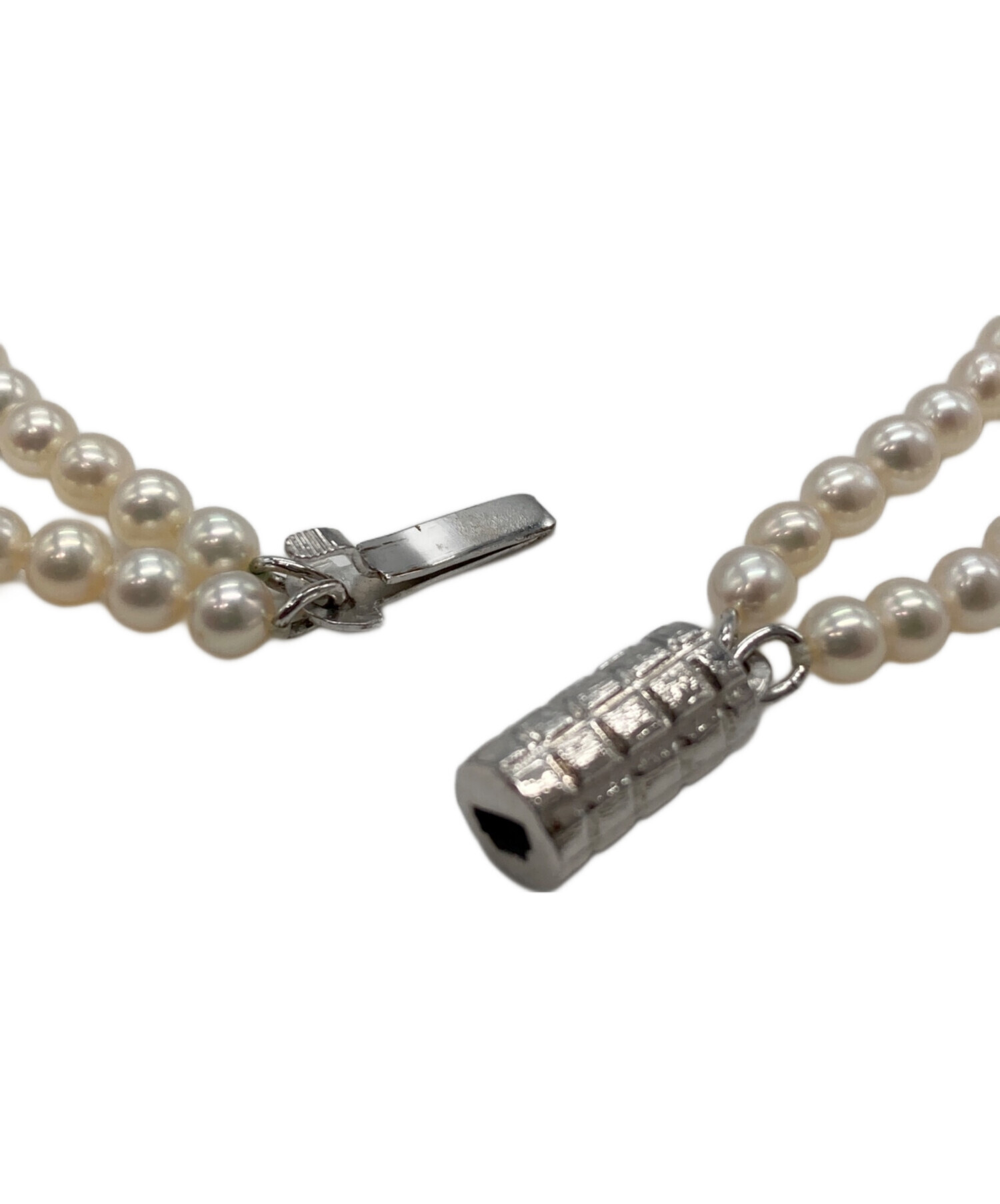 中古・古着通販】TASAKI (タサキ) 淡水パール2連ネックレス アイボリー