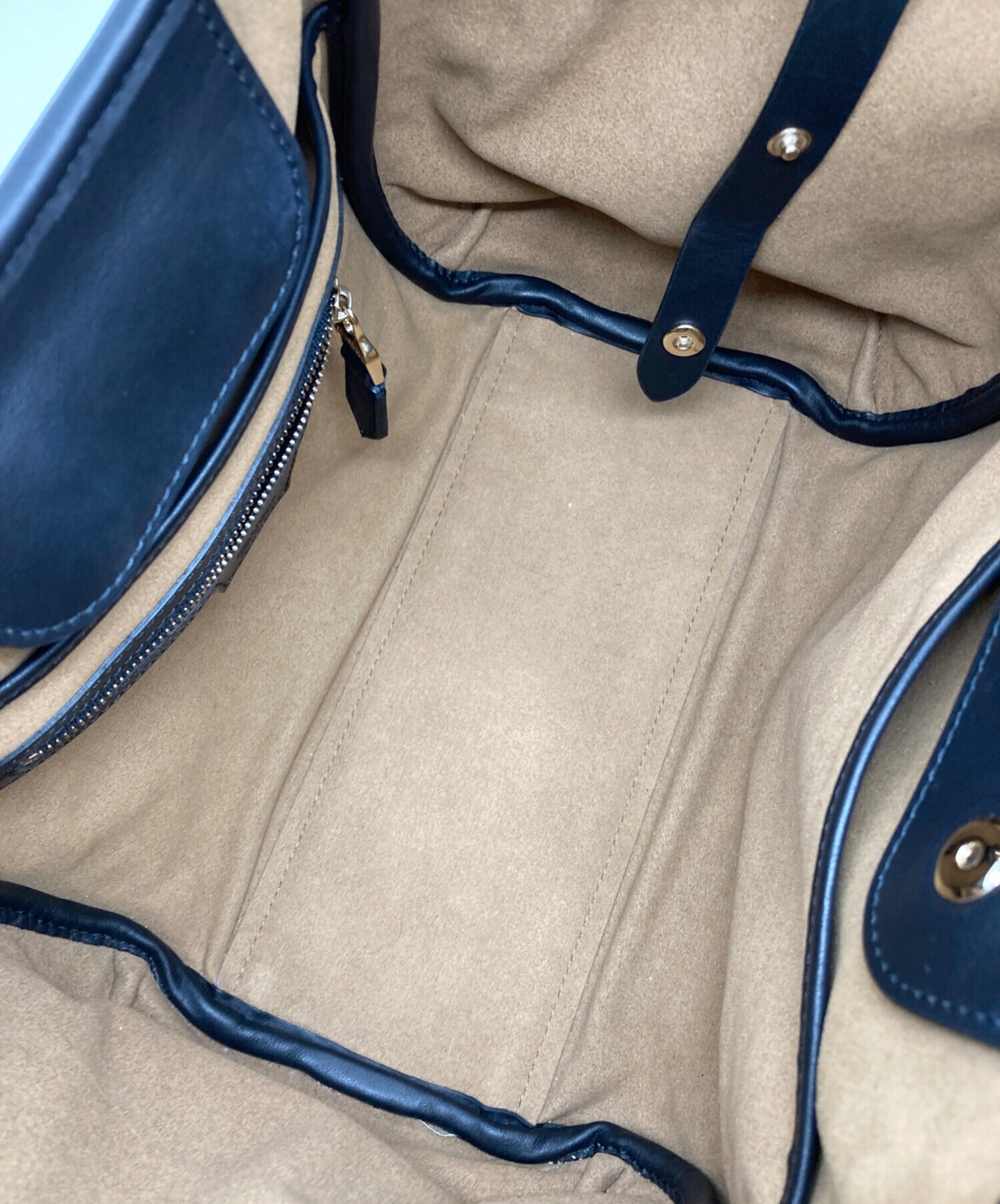 中古・古着通販】MaxMara (マックスマーラ) Mロゴカゴバッグ ベージュ