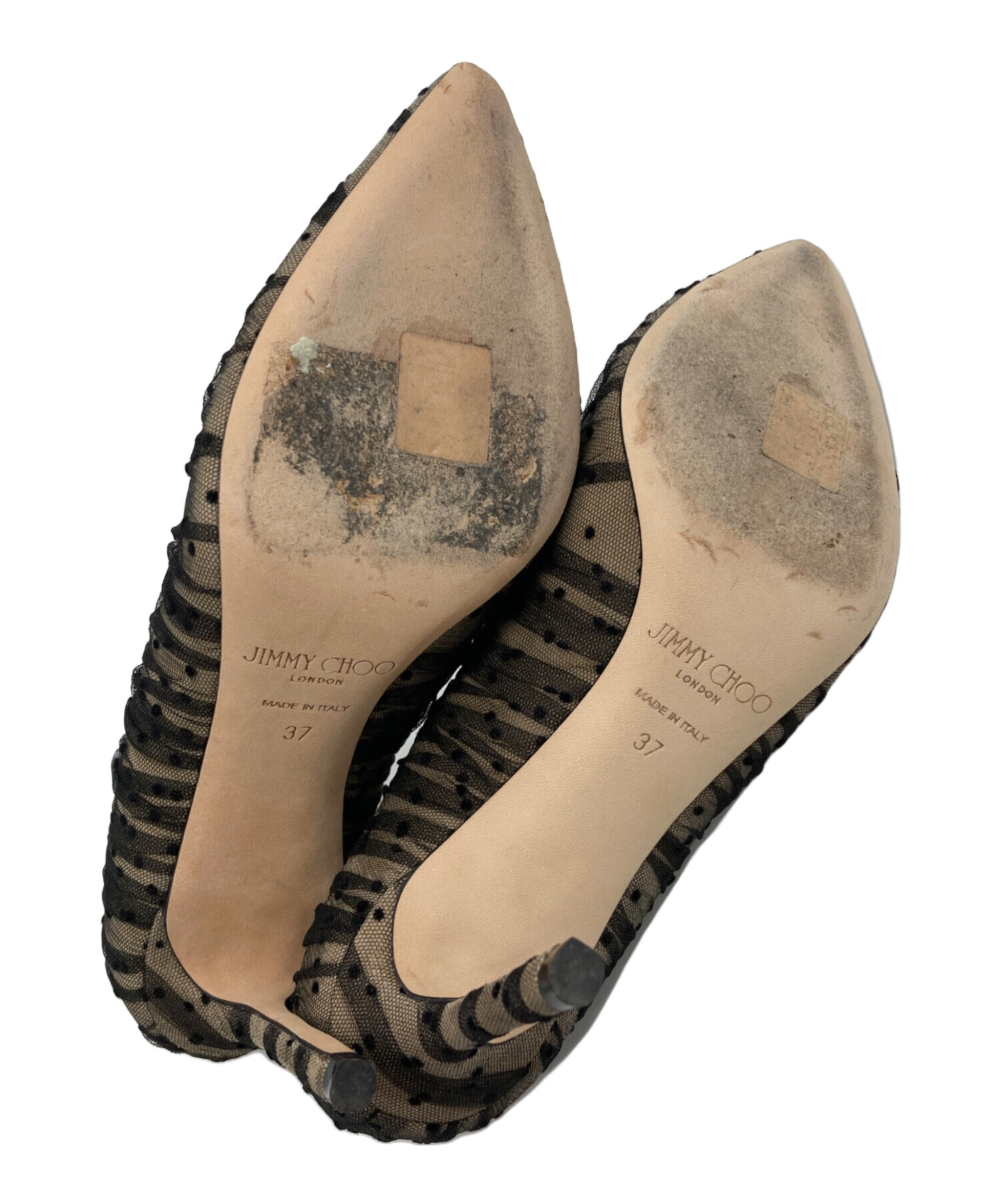 中古・古着通販】JIMMY CHOO (ジミーチュウ) ROMY85 ベージュ サイズ 