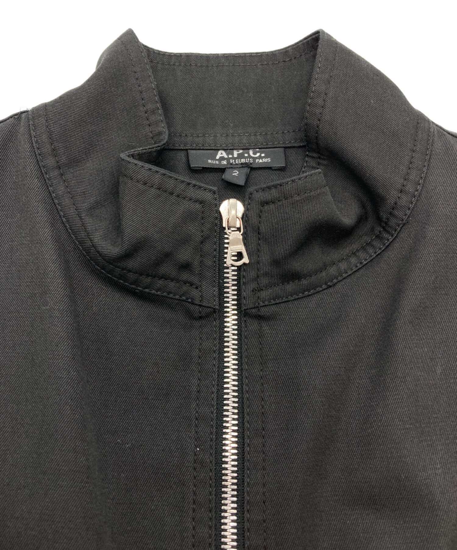 A.P.C スタンドカラージャケット 中古・古着通販】A.P.C. (アーペーセー) スタンドカラー ブルゾン