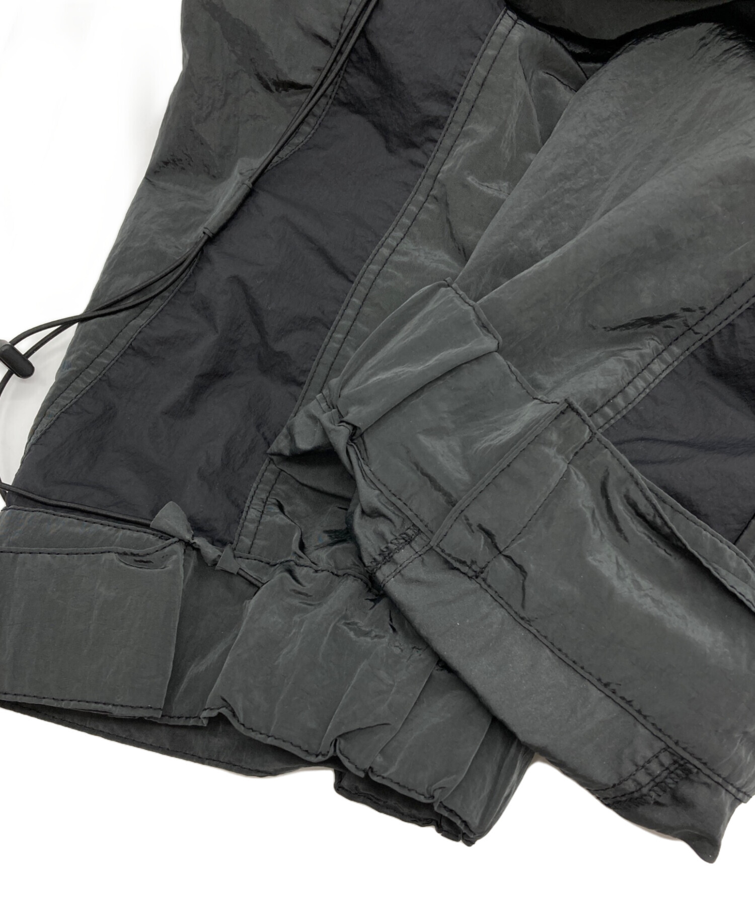 中古・古着通販】hyein seo (ヘインソ) ナイロンパンツ ブラック