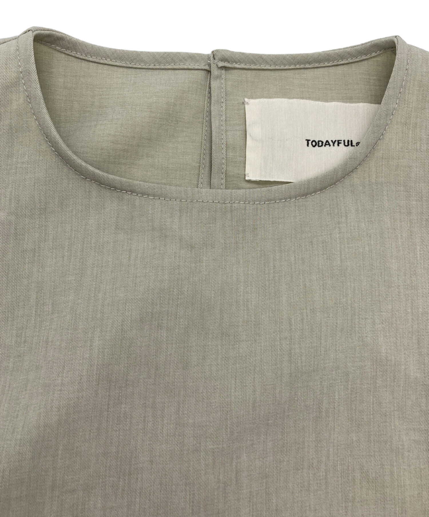 中古・古着通販】TODAYFUL (トゥデイフル) Side Gather Tops ベージュ 
