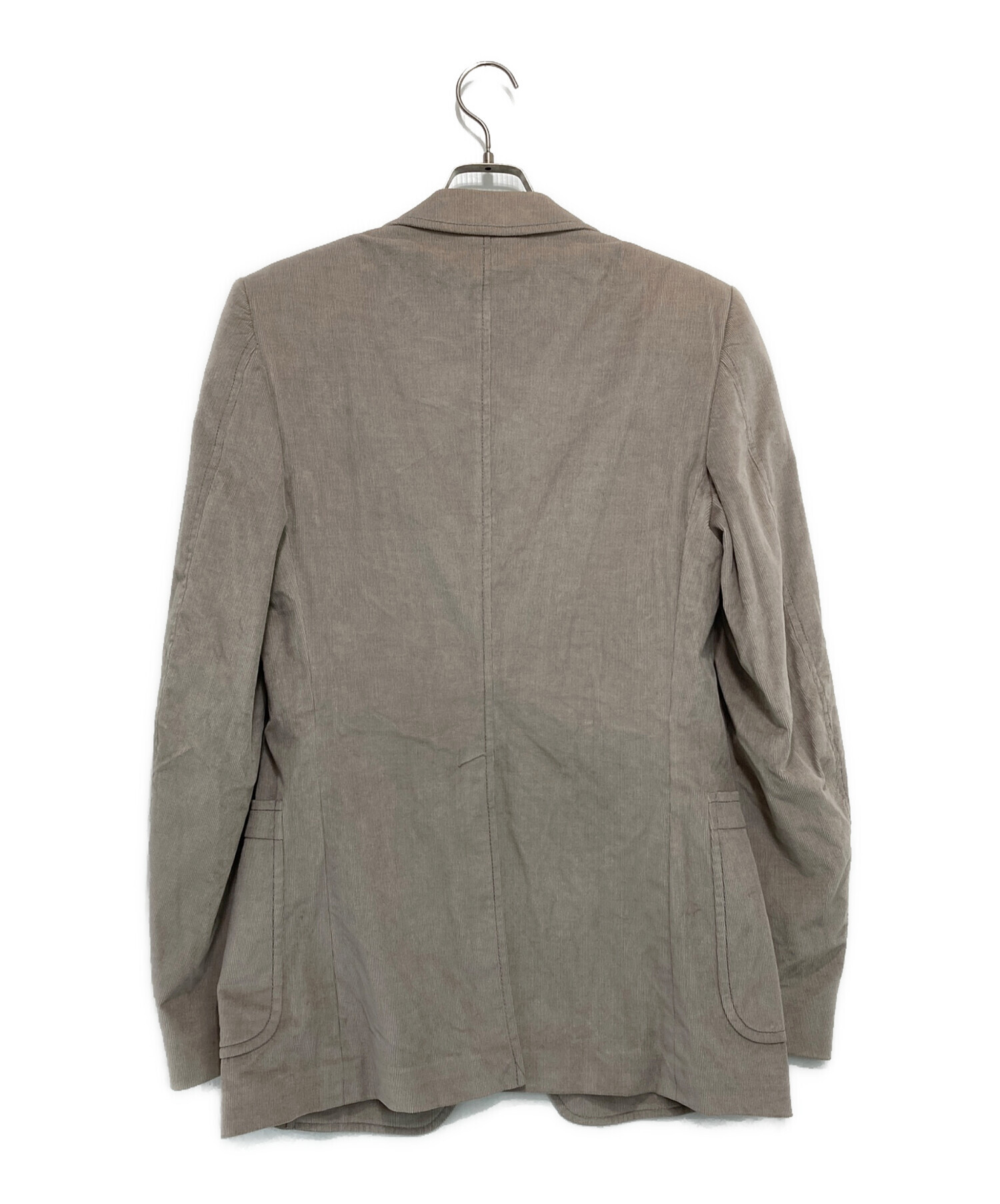 中古・古着通販】GUCCI (グッチ) コーデュロイ2Bジャケット ベージュ 