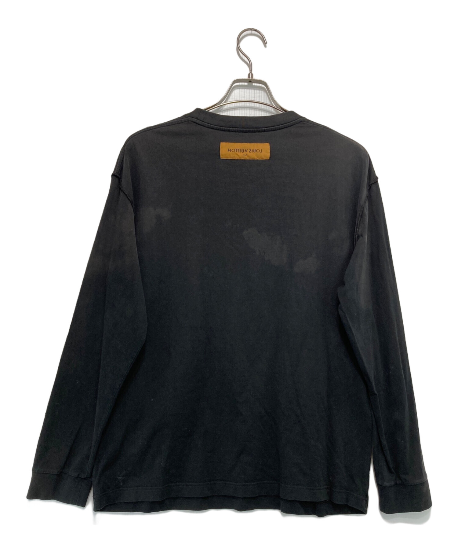 中古・古着通販】LOUIS VUITTON (ルイ ヴィトン) 長袖Tシャツ ブラック 