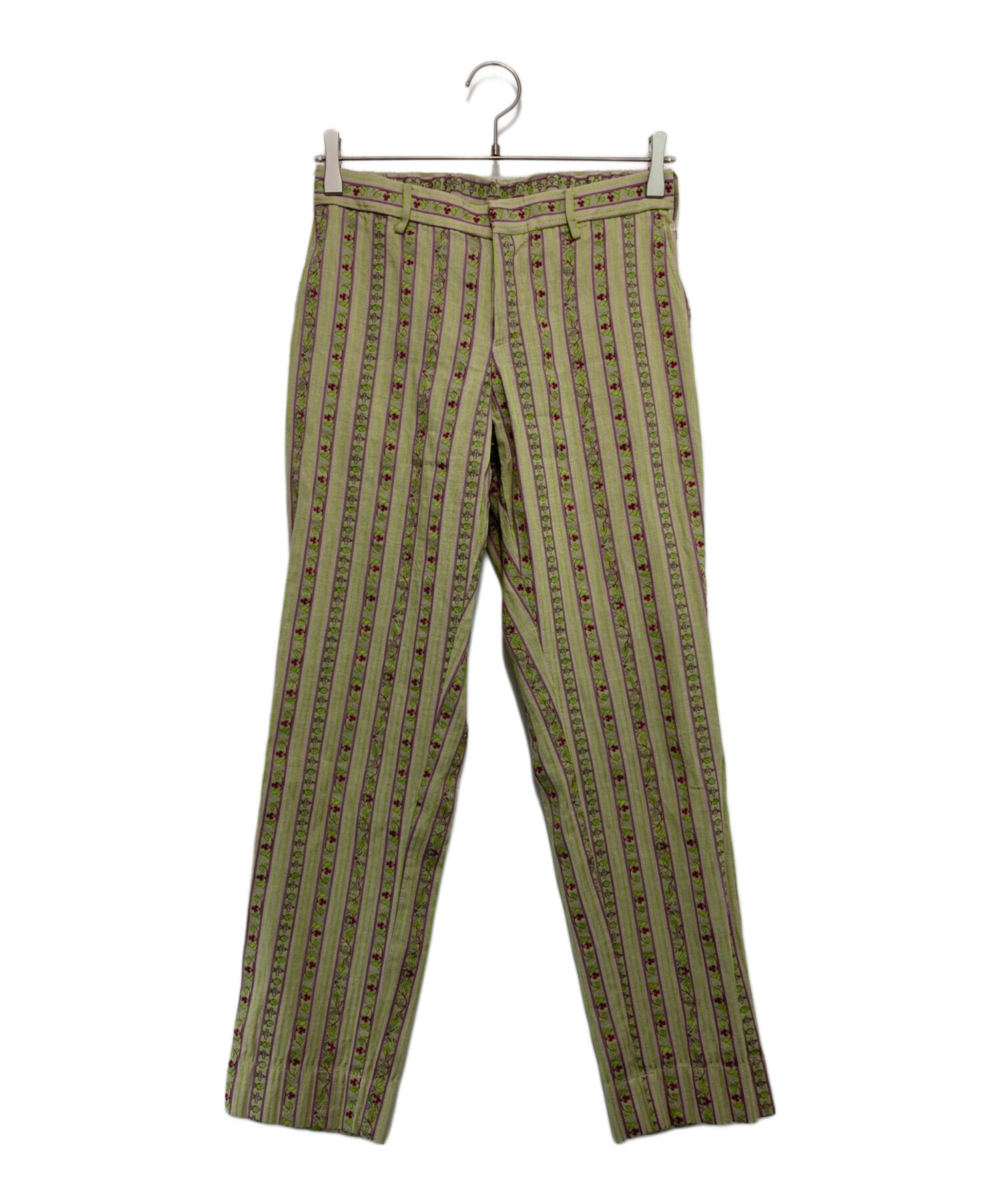 【s-soldes】45R フォーティーファイブR 花柄パンツ 花柄パンツ 45アールピーエム パイピング花柄プリントパンツ