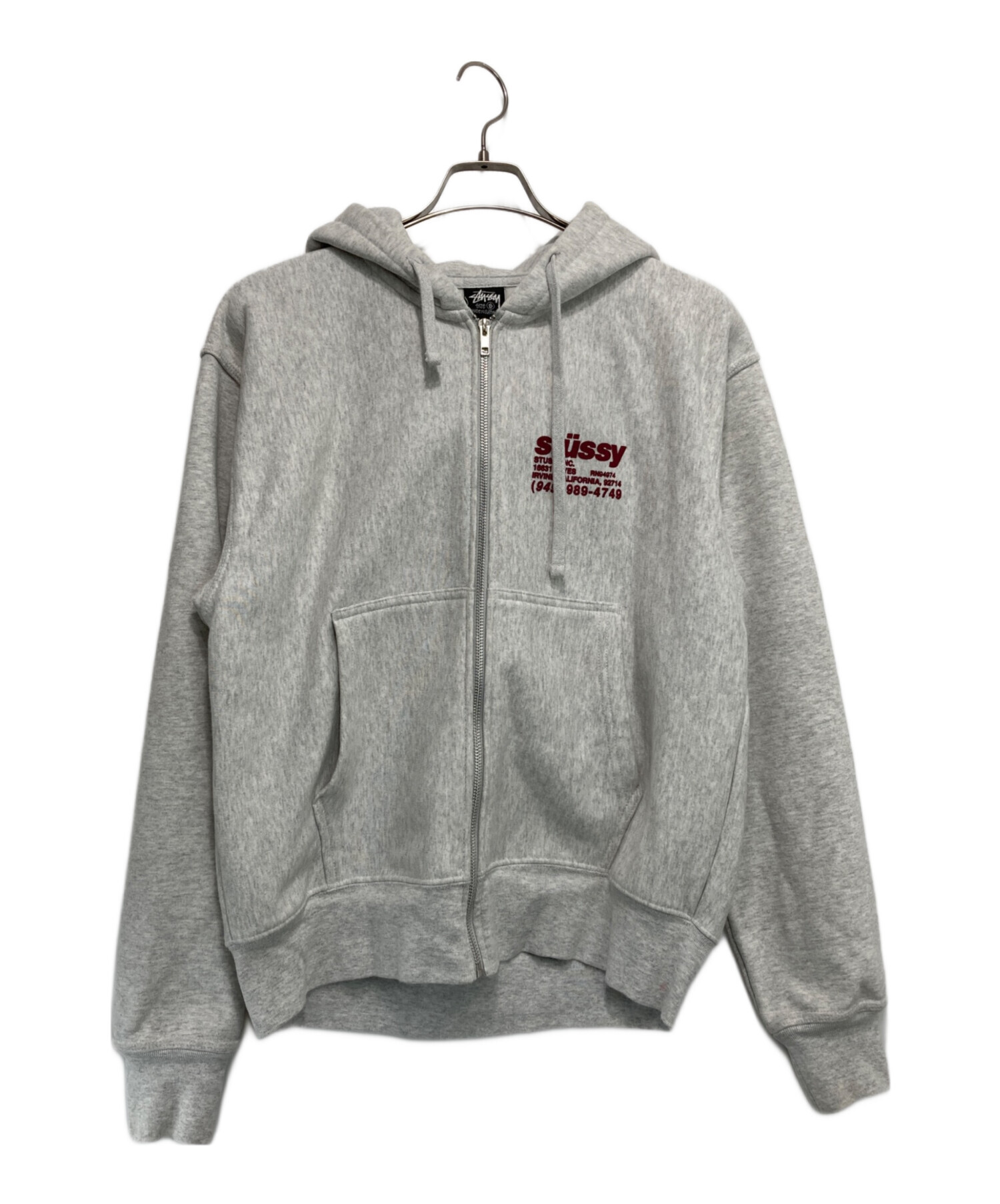 中古・古着通販】stussy (ステューシー) DNA ZIP HOODIE グレー サイズ