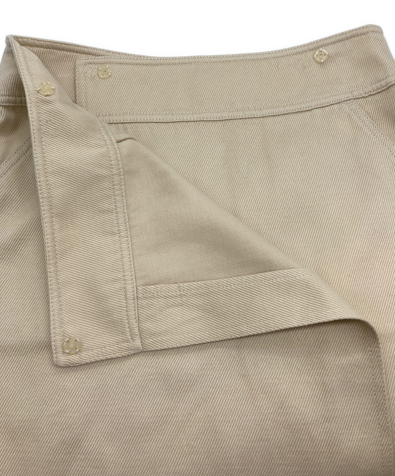 中古・古着通販】CHANEL (シャネル) ラップスカート ベージュ サイズ