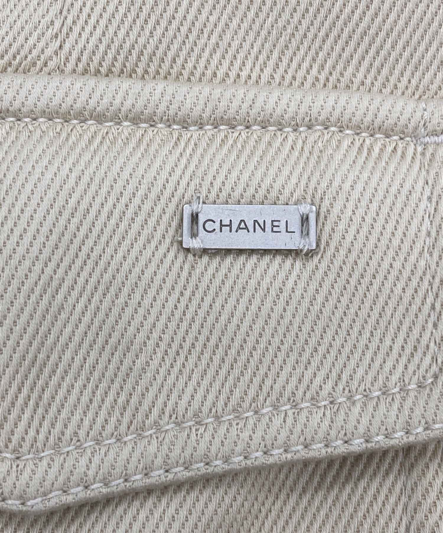 中古・古着通販】CHANEL (シャネル) ラップスカート ベージュ サイズ  
