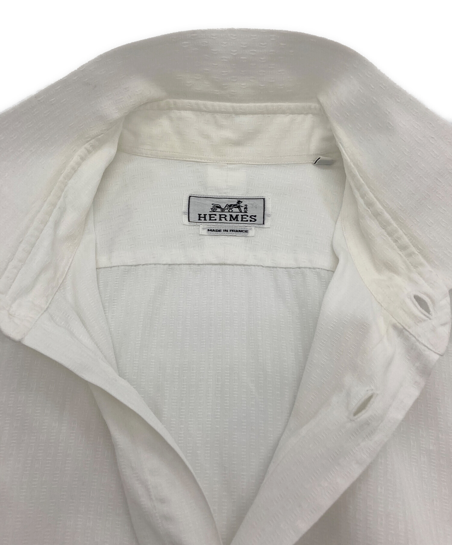 エルメス　真っ白なシャツ　超美品　HERMES HERMES - エルメス HERMES シャツの通販 by KOMEHYO ONLINE