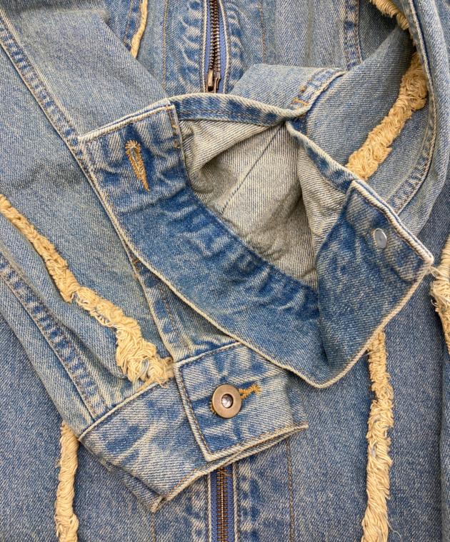中古・古着通販】JUN NAKAYAMA (ジュンナカヤマ) PANEL DENIM JACKET