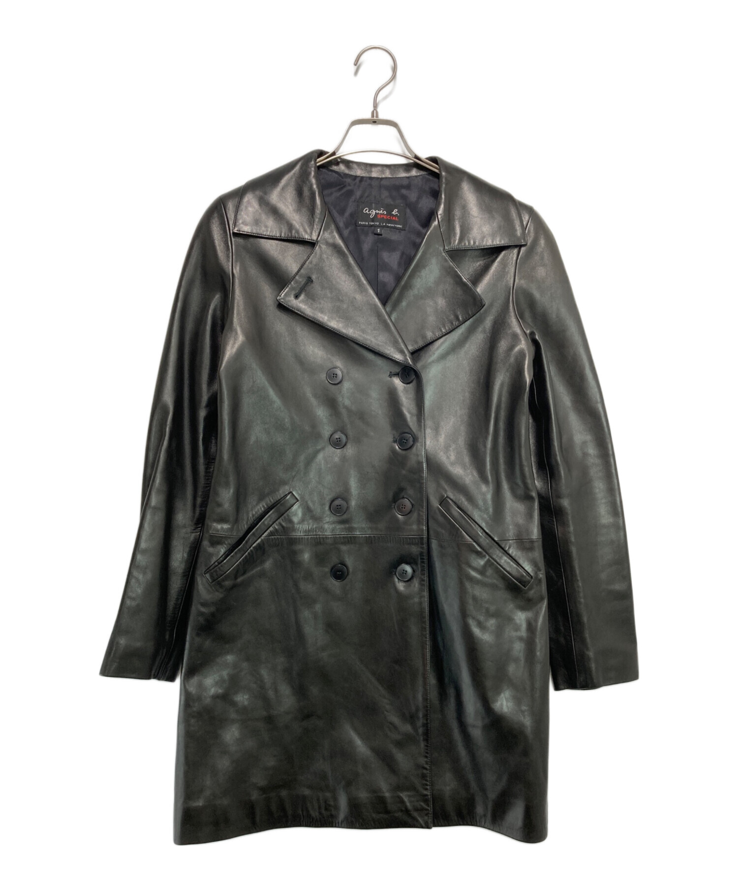 agnès b. アニエスベースペシャル　レザーコート　ラムレザー 中古・古着通販】agnes b special (アニエスベー・スペシャル