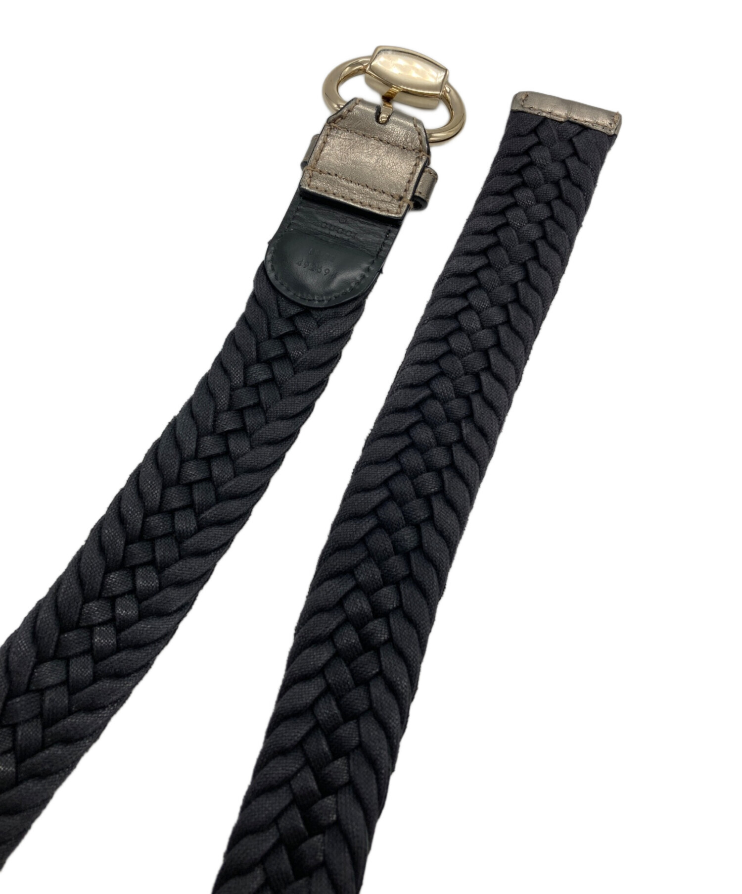 中古・古着通販】GUCCI (グッチ) ホースビットベルト ブラック