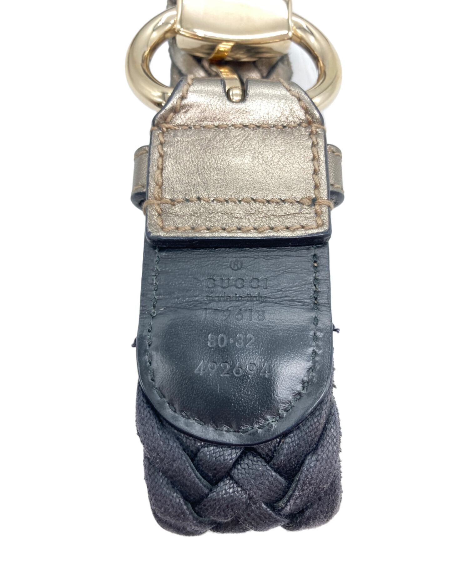 中古・古着通販】GUCCI (グッチ) ホースビットベルト ブラック