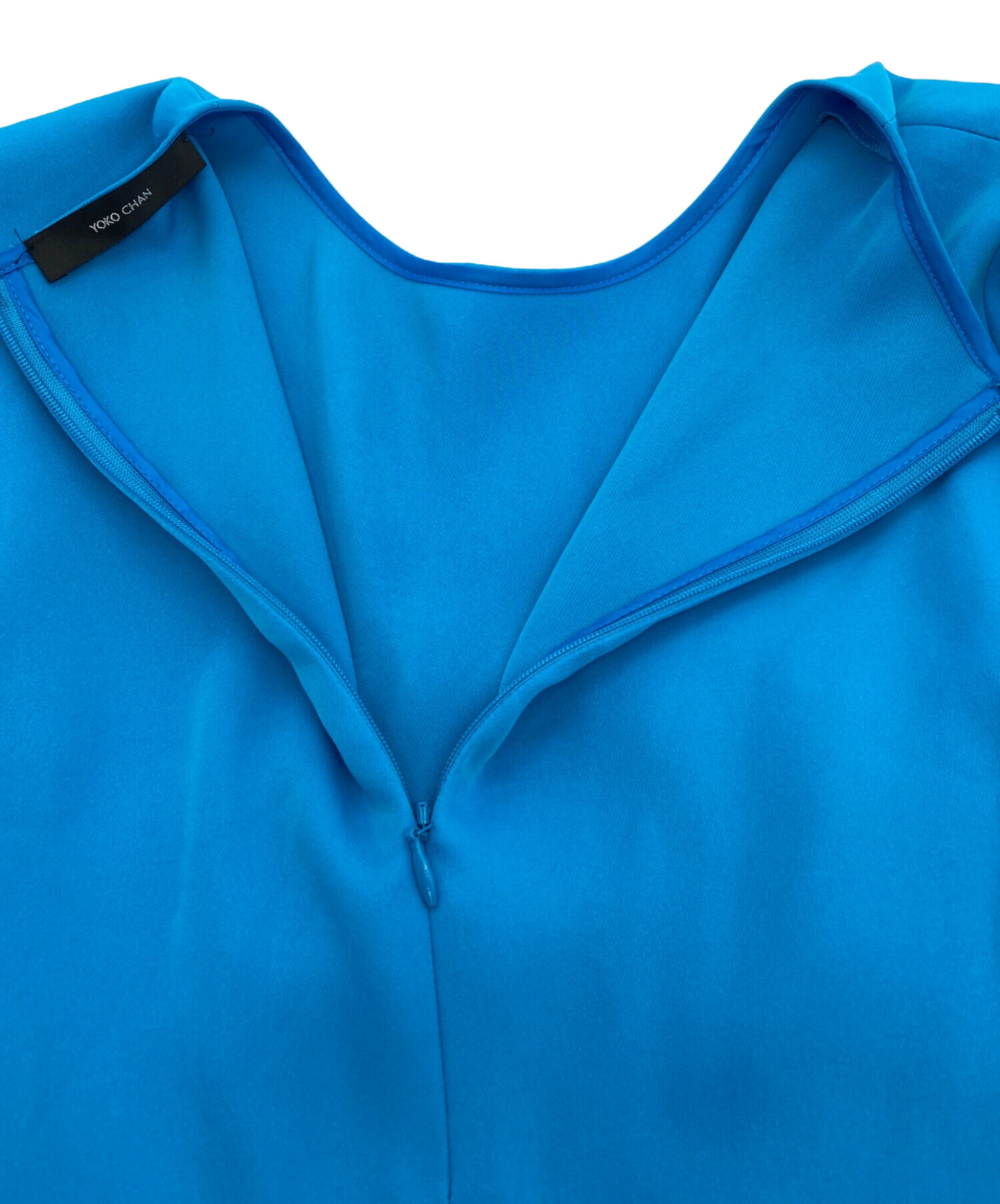 ヨーコチャン ブルー　ブラウス　長袖 中古・古着通販】YOKO CHAN (ヨーコチャン) サイドスリット