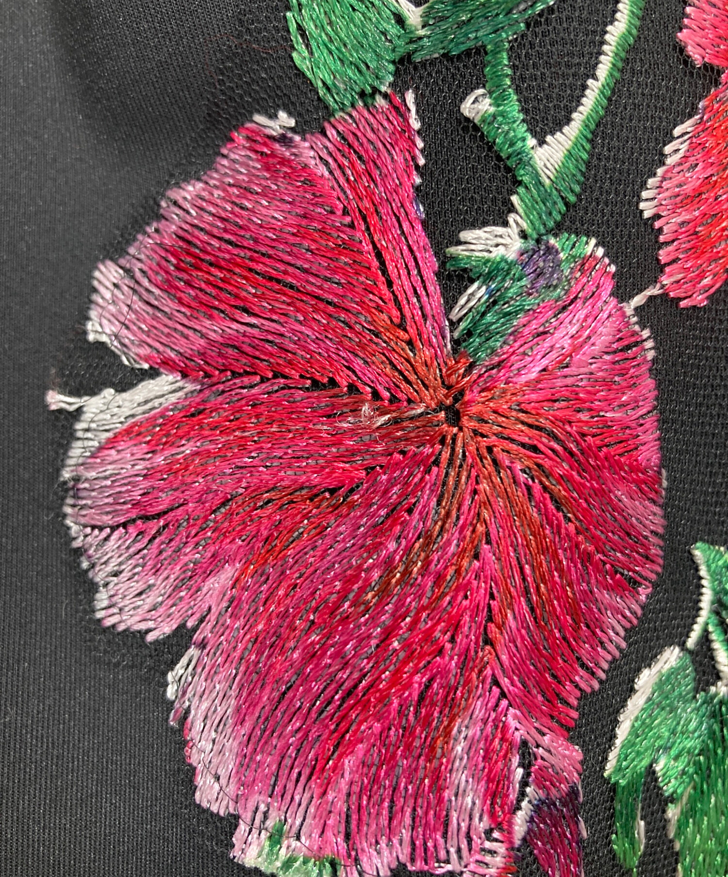 中古・古着通販】TADASHI SHOJI (タダシ ショージ) フラワー刺繍ドレス