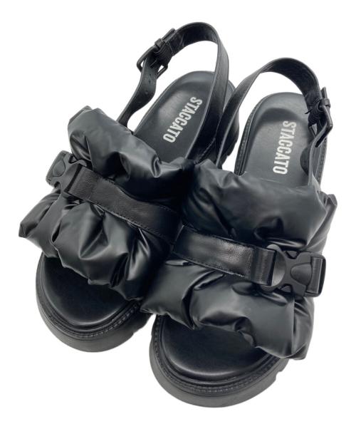 ＊　新品未使用　スタッカート（STACCATO）　サンダル STACCATO - STACCATO スタッカート サンダル 24cm 白 【古着