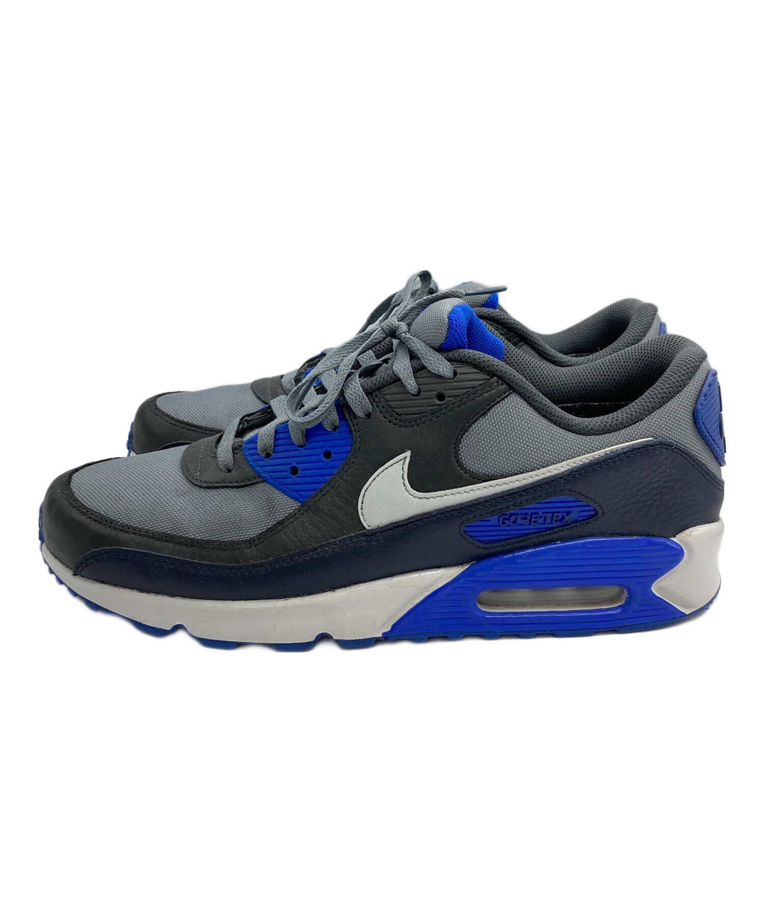 中古・古着通販】NIKE (ナイキ) Air Max 90 GORE-TEX グレー×ブルー 