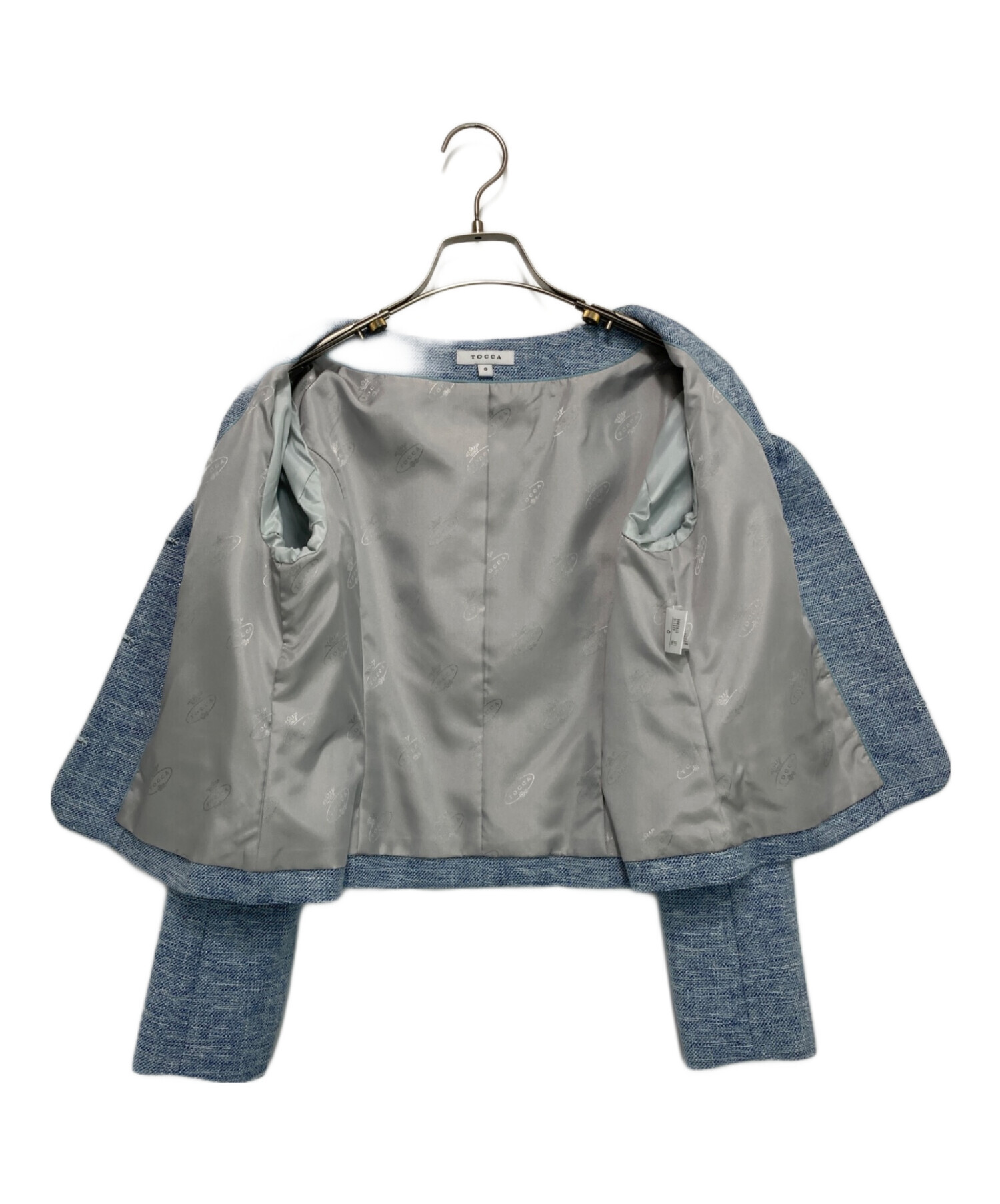 中古・古着通販】TOCCA (トッカ) MAGRIB ツイードセットアップ スカイ