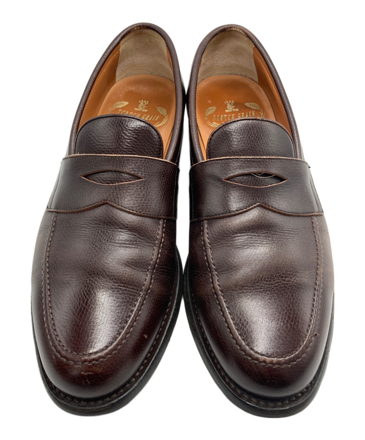 【美品】SCOTCH GRAIN 3611 ローファー ブラウン 25 中古・古着通販】SCOTCH GRAIN (スコッチグレイン) ローファー