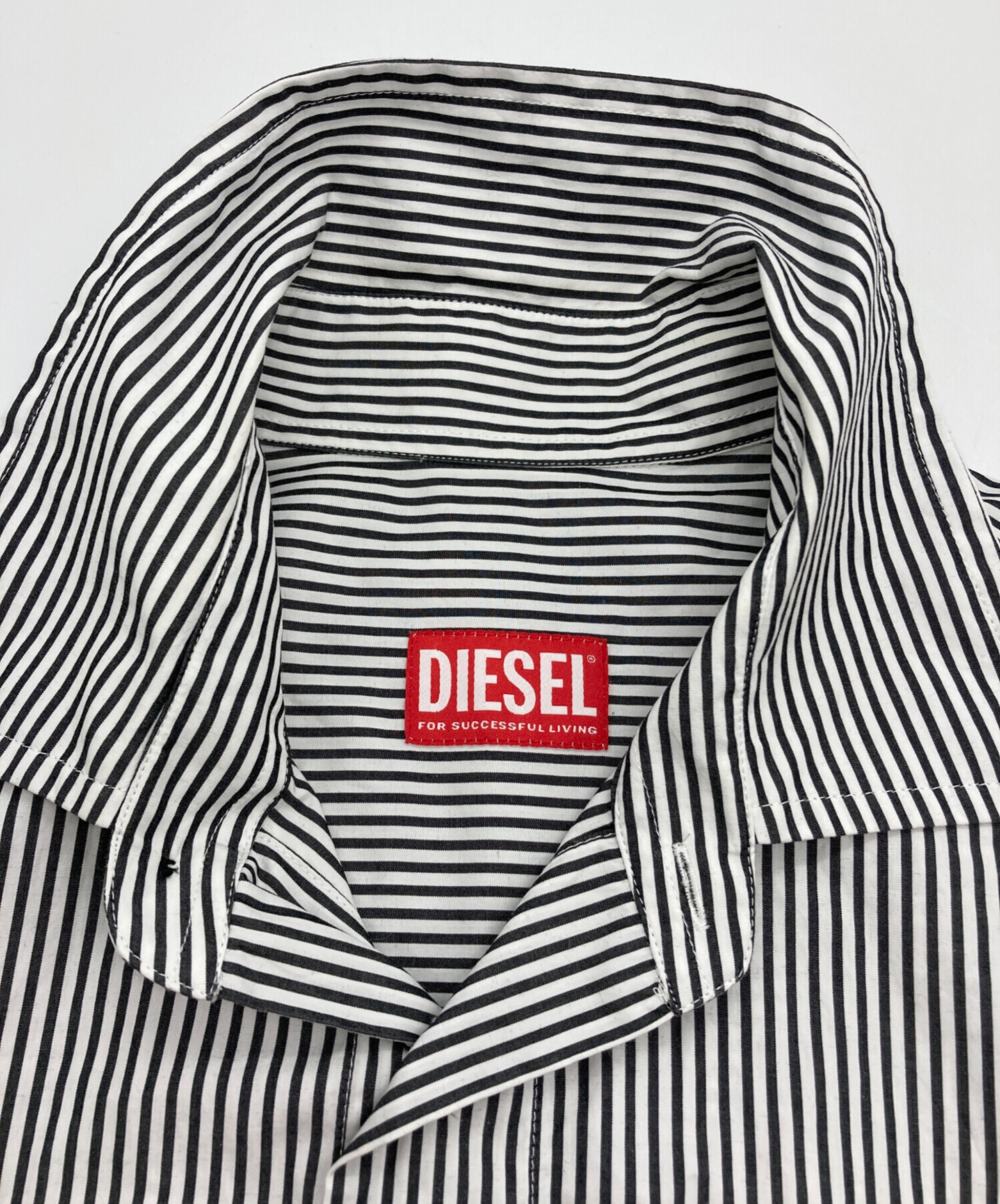 中古・古着通販】DIESEL (ディーゼル) S-DOUBERストライプシャツ 中古・古着通販】DIESEL (ディーゼル) S-DOUBERストライプシャツ