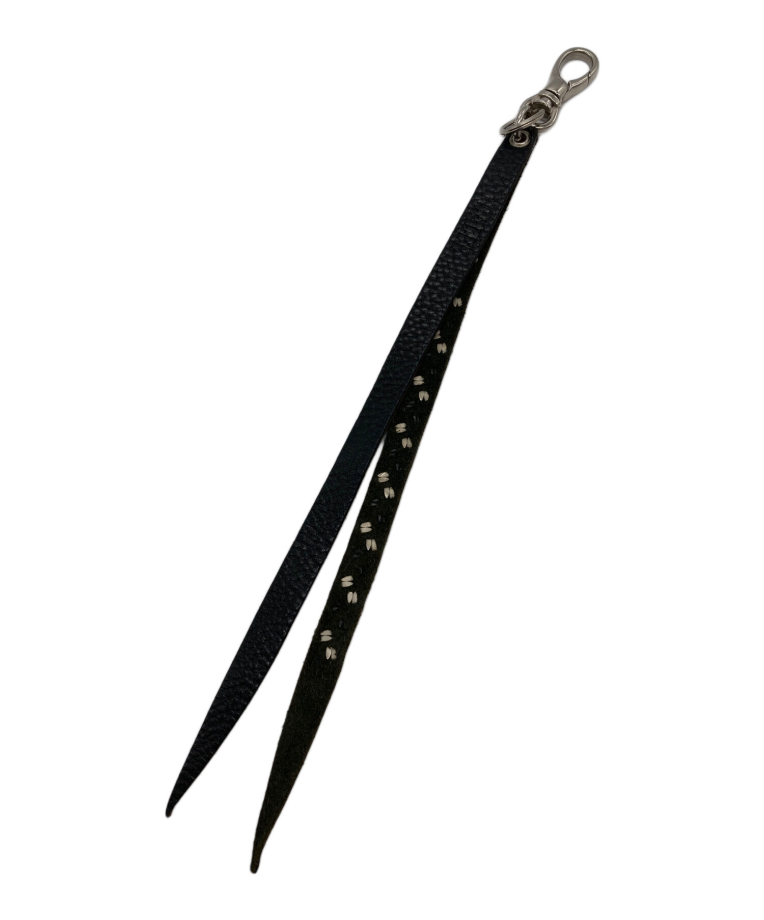 中古・古着通販】CALEE (キャリー) レザースタッズストラップ ブラック