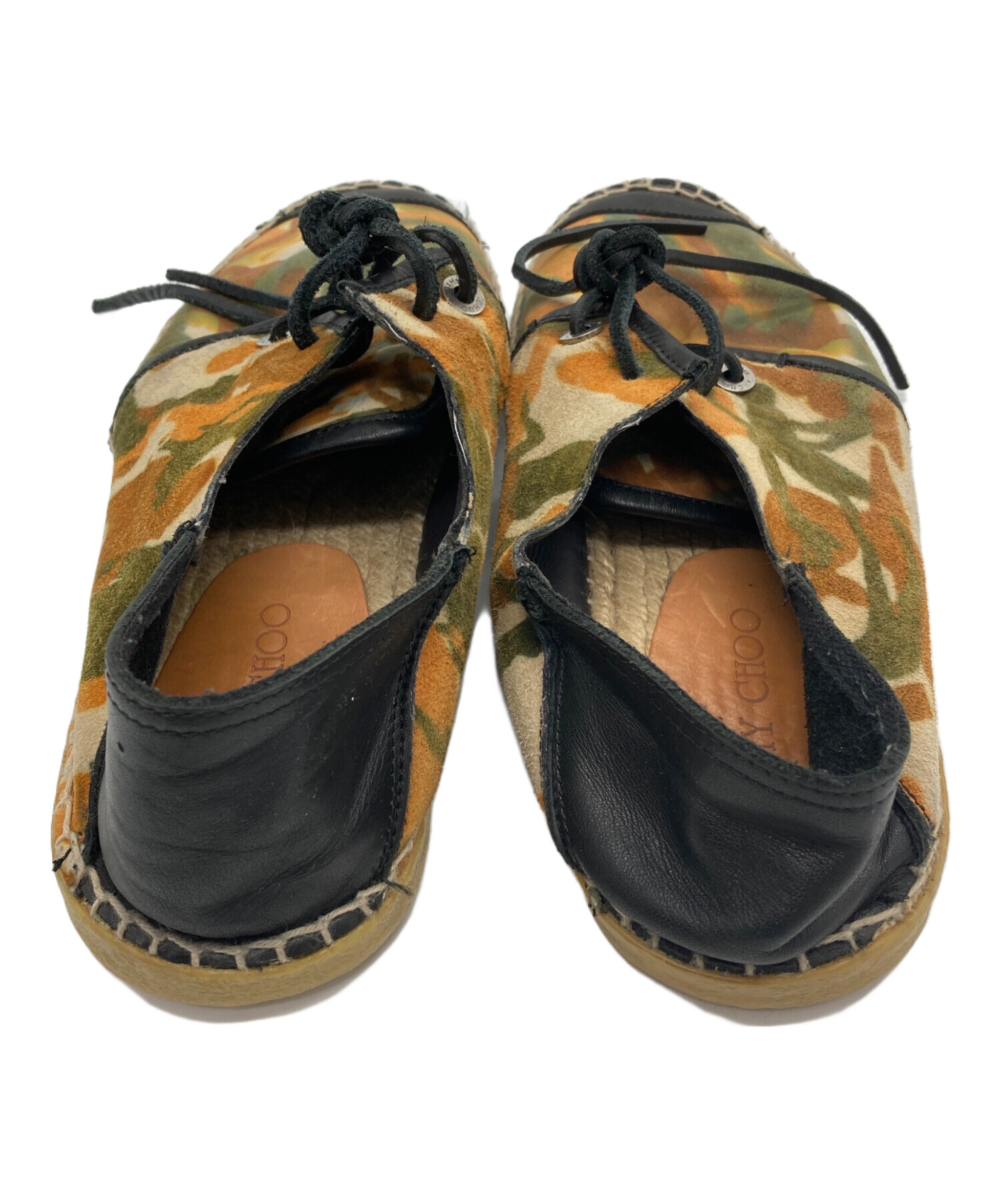 中古・古着通販】JIMMY CHOO (ジミーチュウ) エスパドリーユ ブラウン