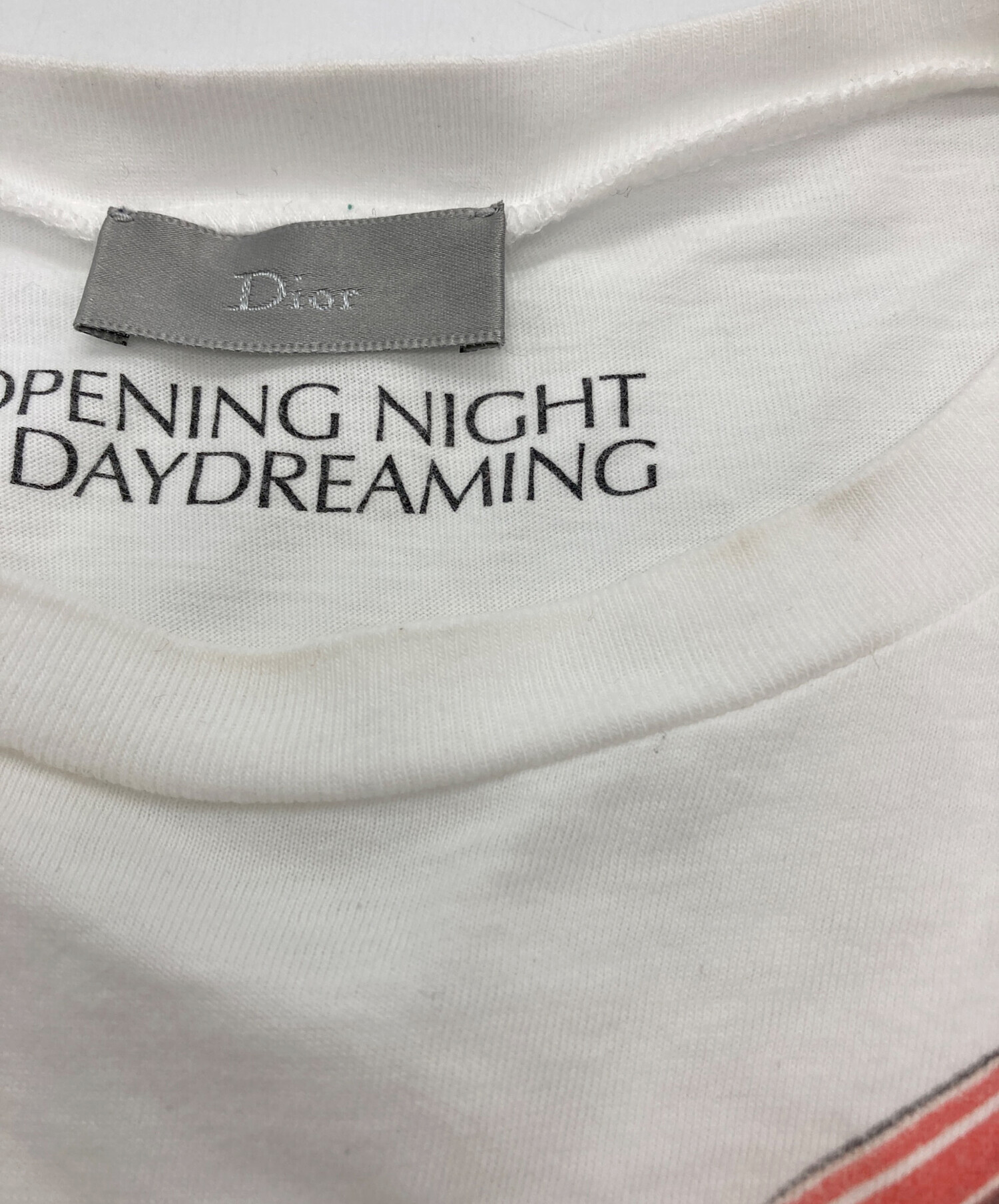 中古・古着通販】Dior (ディオール) プリントTシャツ ホワイト サイズ