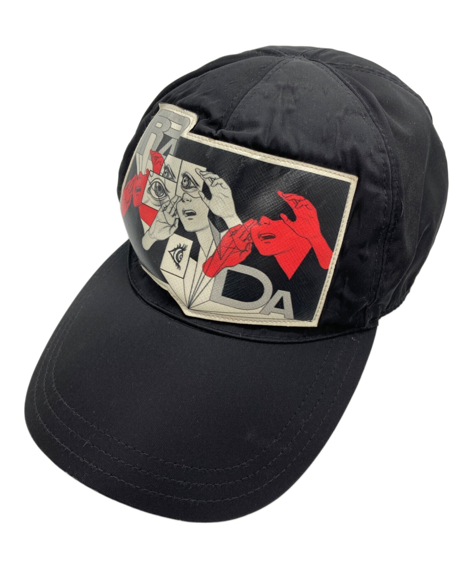 プラダ PRADA ベースボールキャップ キャップ 帽子 ナイロン レディース ブラック系 1HC2742DMIF0632L 【新品】 プラダ PRADA ベースボールキャップ キャップ 帽子 ナイロン