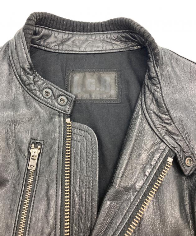 中古・古着通販】L.G.B (ルグランブルー) レザージャケット ブラック