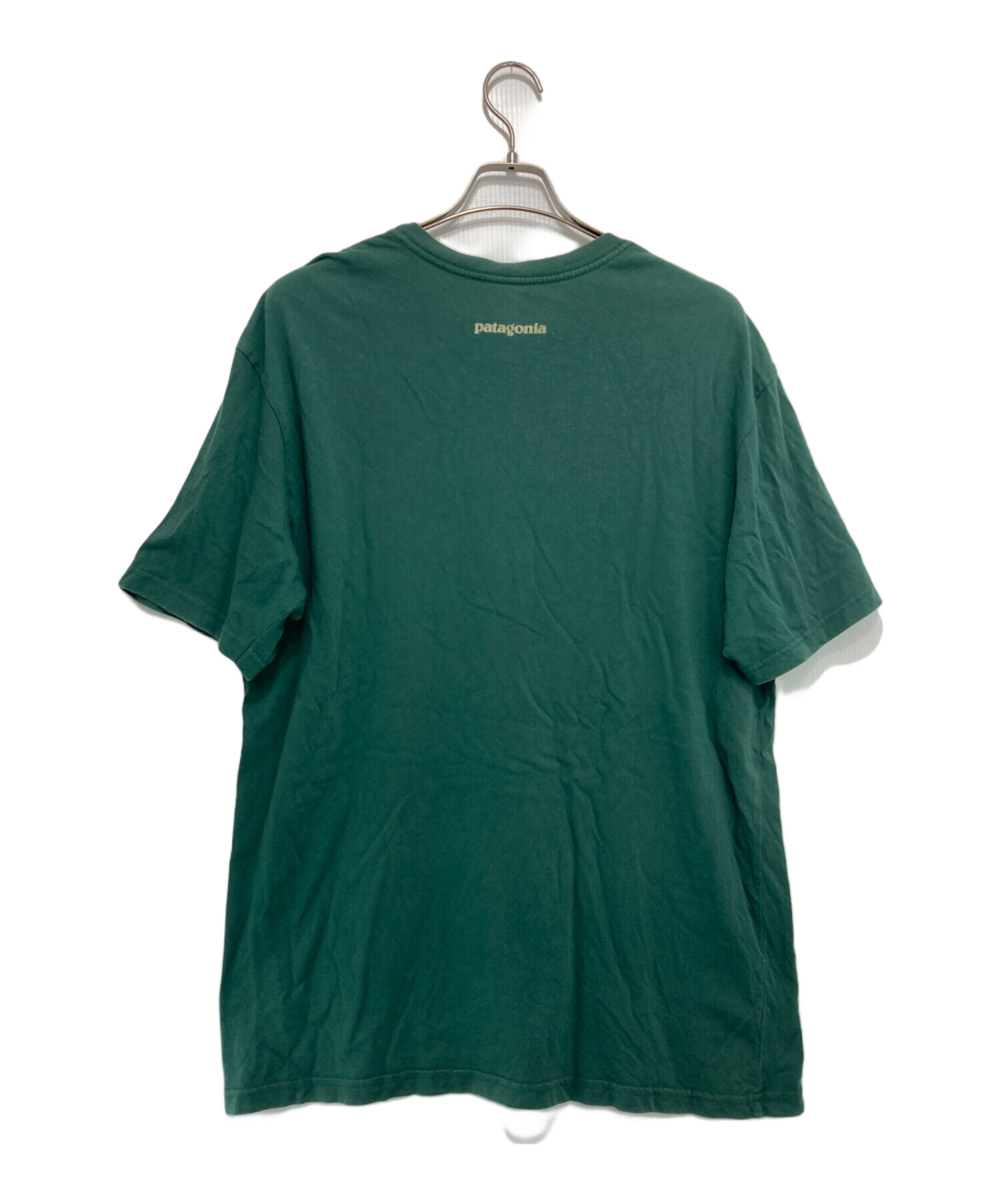 中古・古着通販】Patagonia (パタゴニア) 和柄半袖Tシャツ グリーン