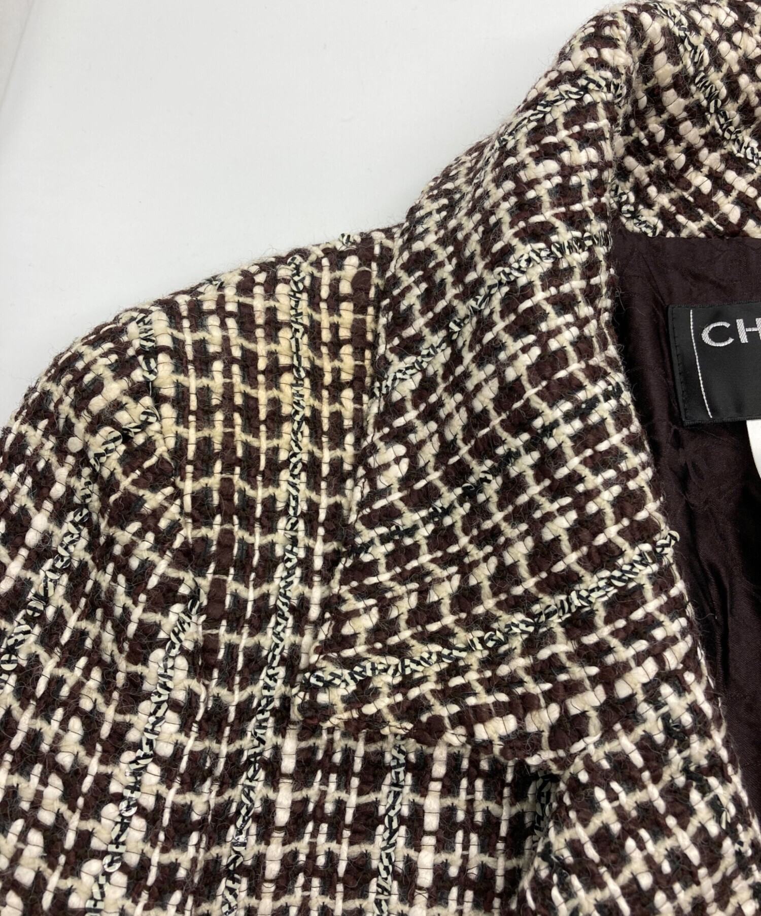 中古・古着通販】CHANEL (シャネル) ［OLD］ウール×レーヨン ツイード