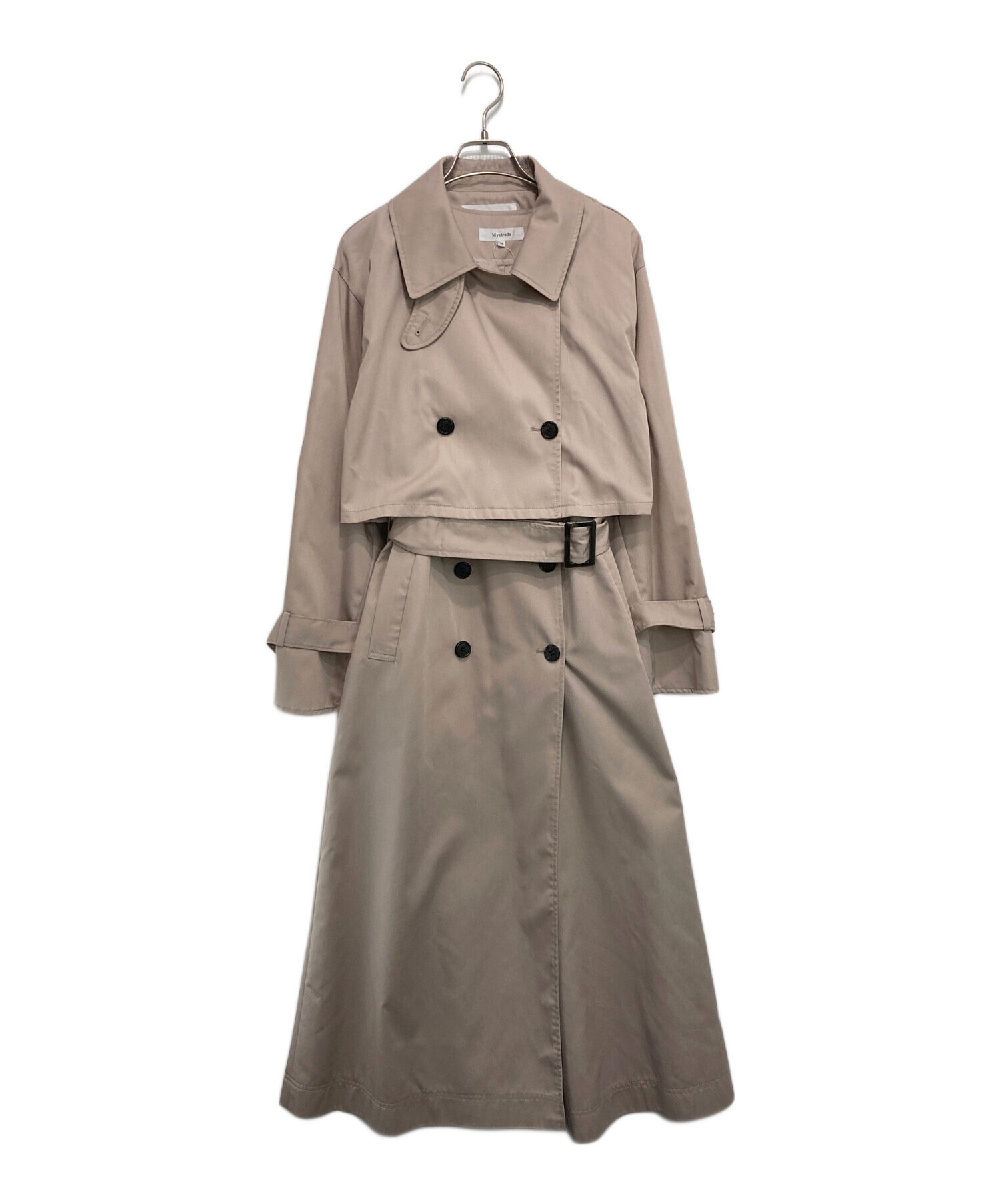 Mystrada（マイストラーダ）トレンチコート　アイボリーベージュ　新品　34 Mystrada（マイストラーダ）の「3WAYトレンチ（ダウンジャケット