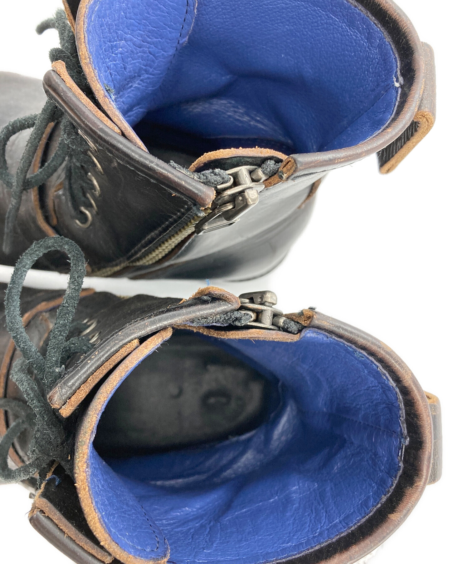 パドローネ　size42　ブーツ PADRONE（パドローネ）CHUKKA BOOTS with SIDE ZIP / BAGGIO