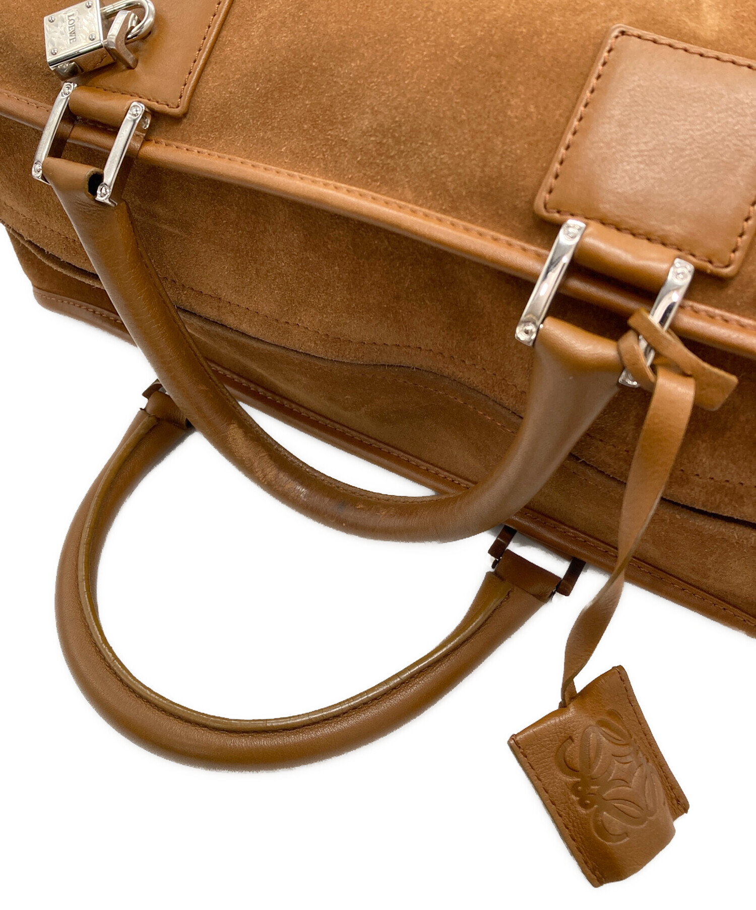 ほぼ未使用ロエベLOEWE アマソナ36 中期型 ブラウン 質屋かんてい局 