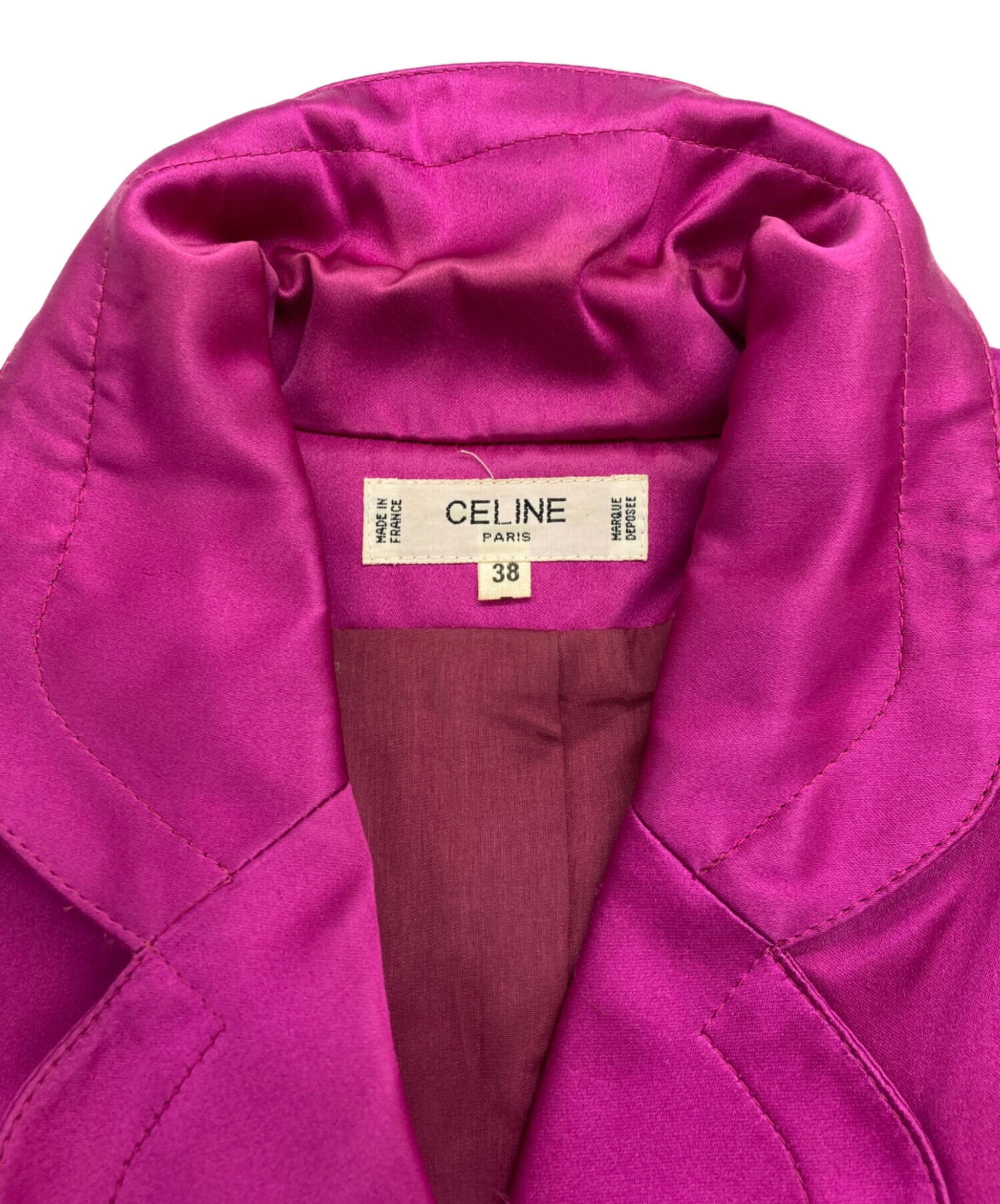 中古・古着通販】CELINE (セリーヌ) [OLD]シルクサテンワンピース