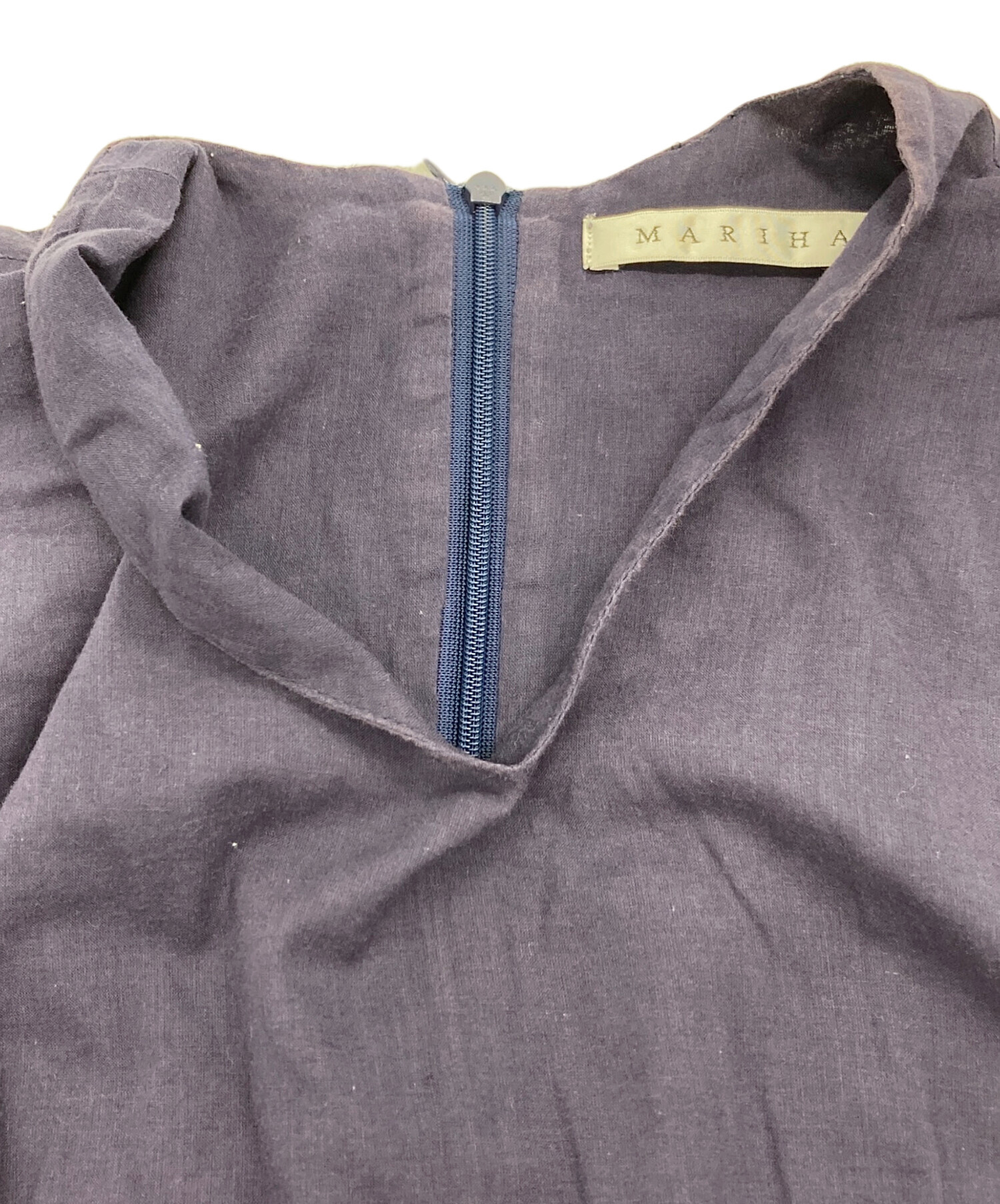 中古・古着通販】MARIHA (マリハ) ノースリーブワンピース ネイビー