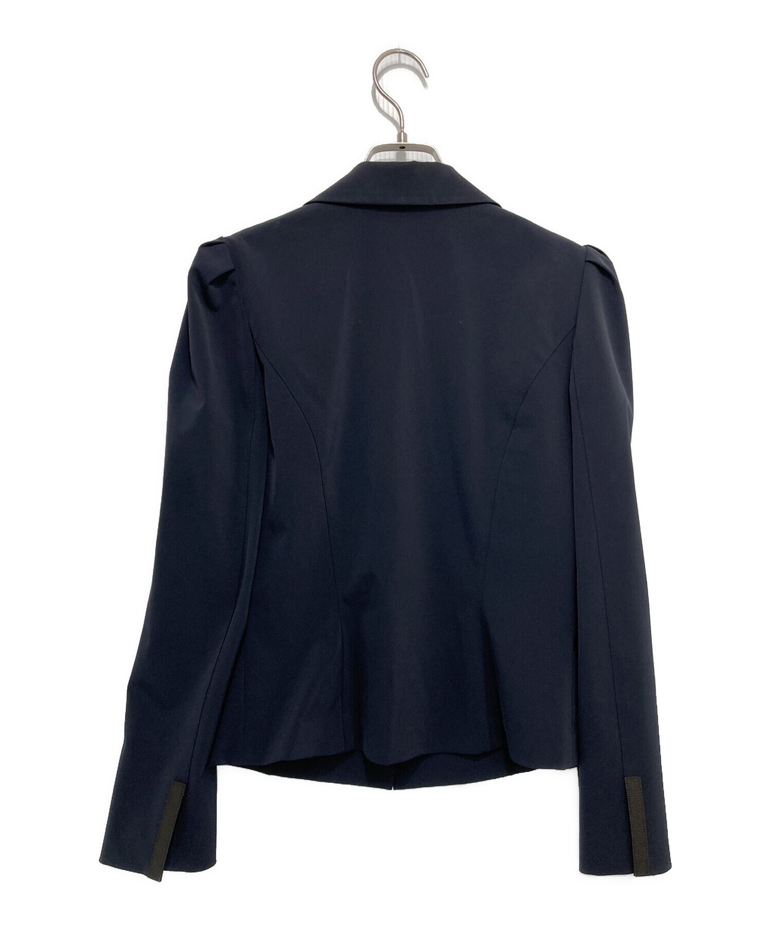 フォクシーニューヨーク テーラードジャケット ブレザー ブラック 38 約S