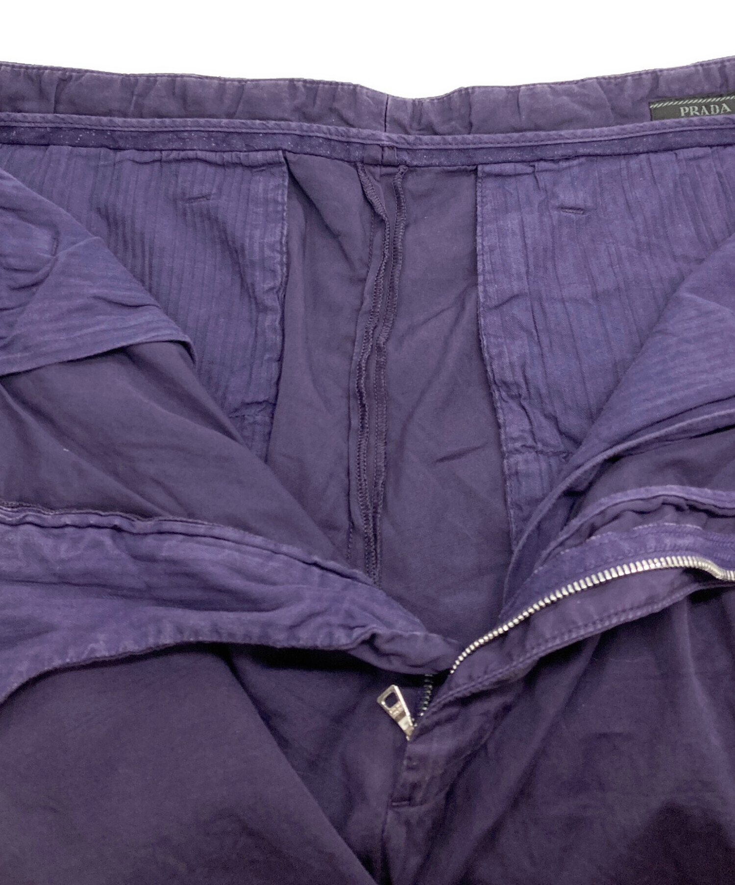 中古・古着通販】PRADA (プラダ) ハーフパンツ ネイビー サイズ:SIZE