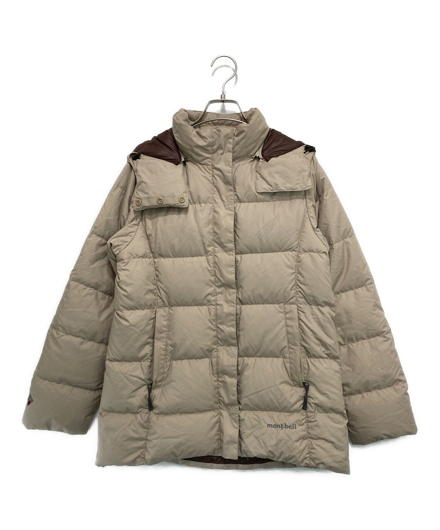 中古・古着通販】mont-bell (モンベル) トラベルダウンパーカ ベージュ 