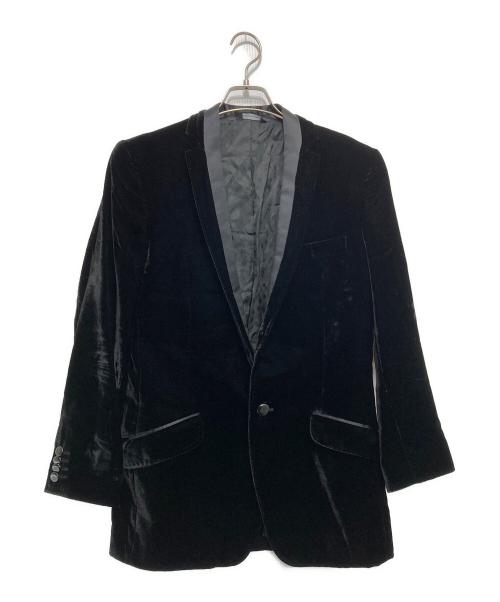 DOLCE&GABBANA ベロアテーラードジャケット 　サイズ46 ブラック 3053002957503196_01_4629w.jpeg