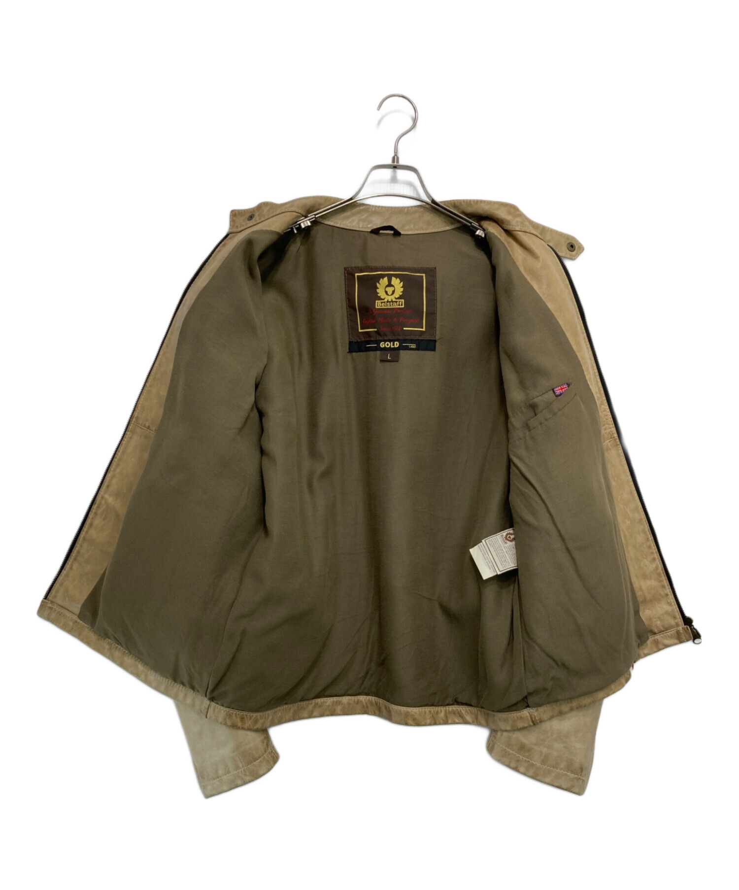 イタリア製BelstaffベルスタッフGOLDライダースナイロンジャケットL古着 中古・古着通販】BELSTAFF GOLD LABEL (ベルスタッフ ゴールド